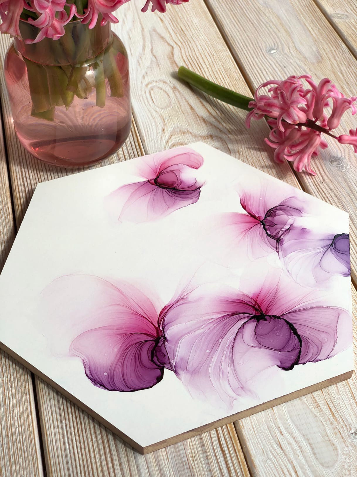 Спиртовые чернила. Seatales — эпоксидная смола и спиртовые чернила