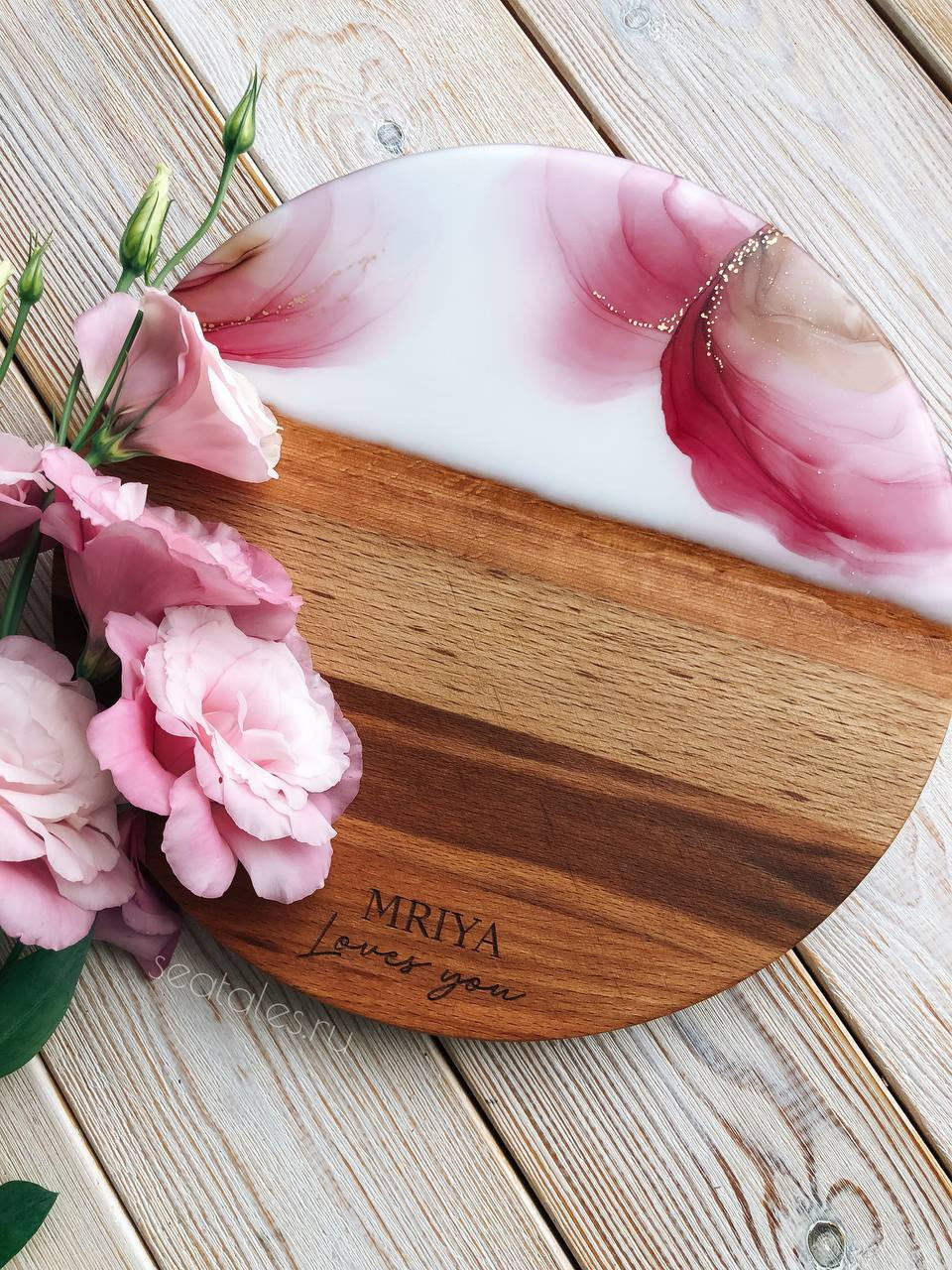 Спиртовые чернила. Seatales — эпоксидная смола и спиртовые чернила