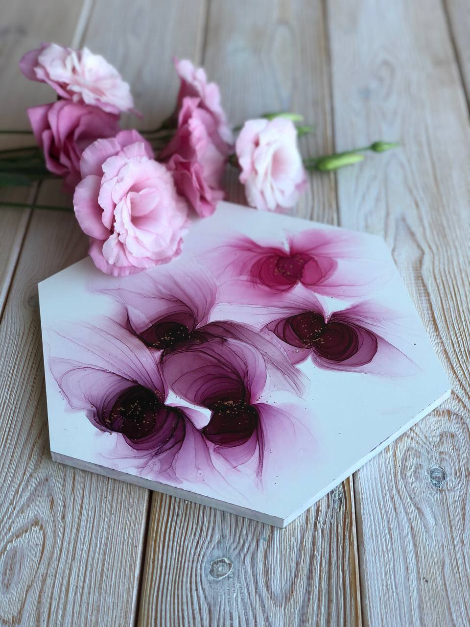 Спиртовые чернила. Seatales — эпоксидная смола и спиртовые чернила