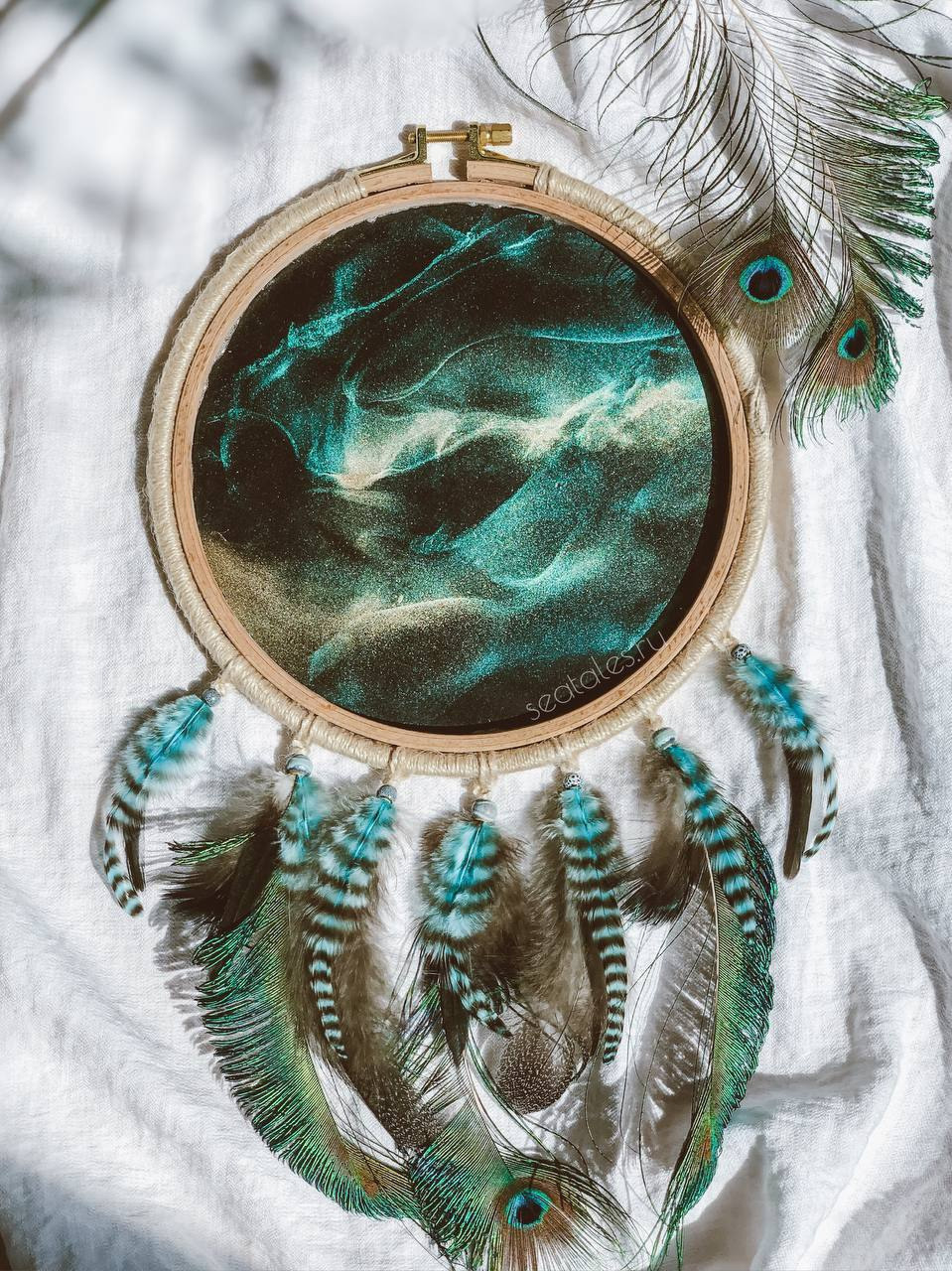 Спиртовые чернила. Seatales — эпоксидная смола и спиртовые чернила