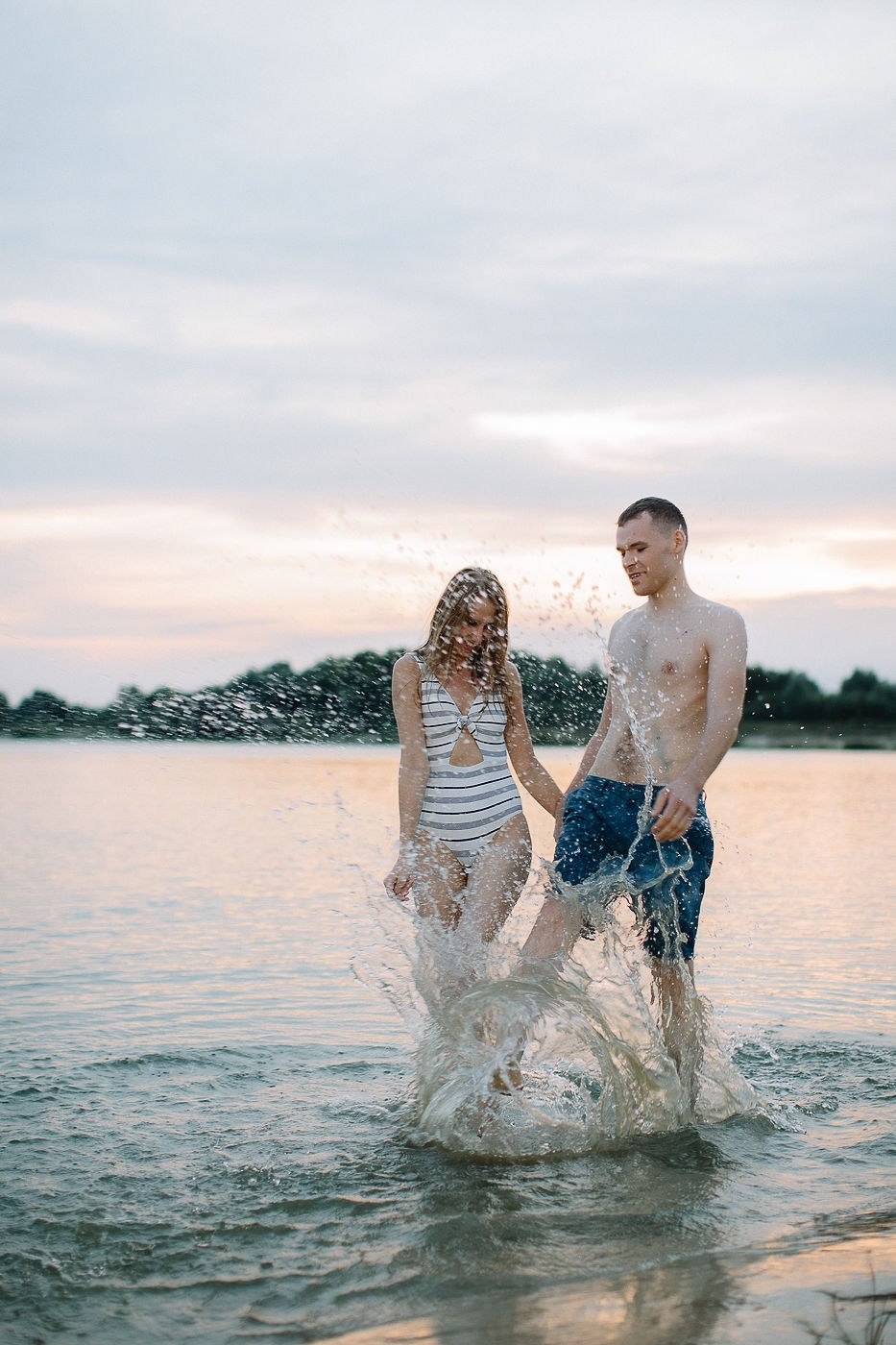 Лена и Женя