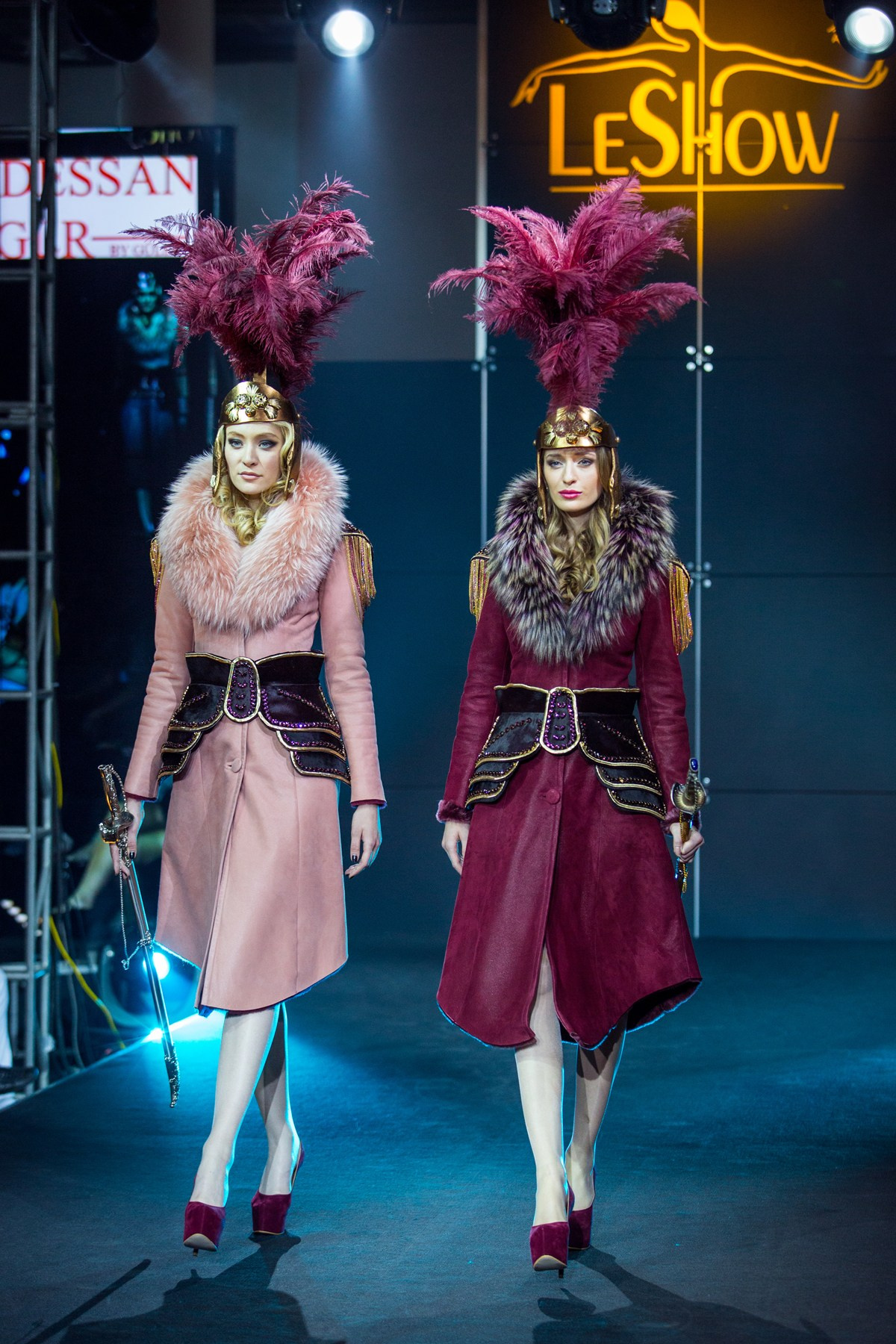 Модный показ LeShow, Москва, 2014. Портретные фотографы в Москве — Анна и Алексей Бородины