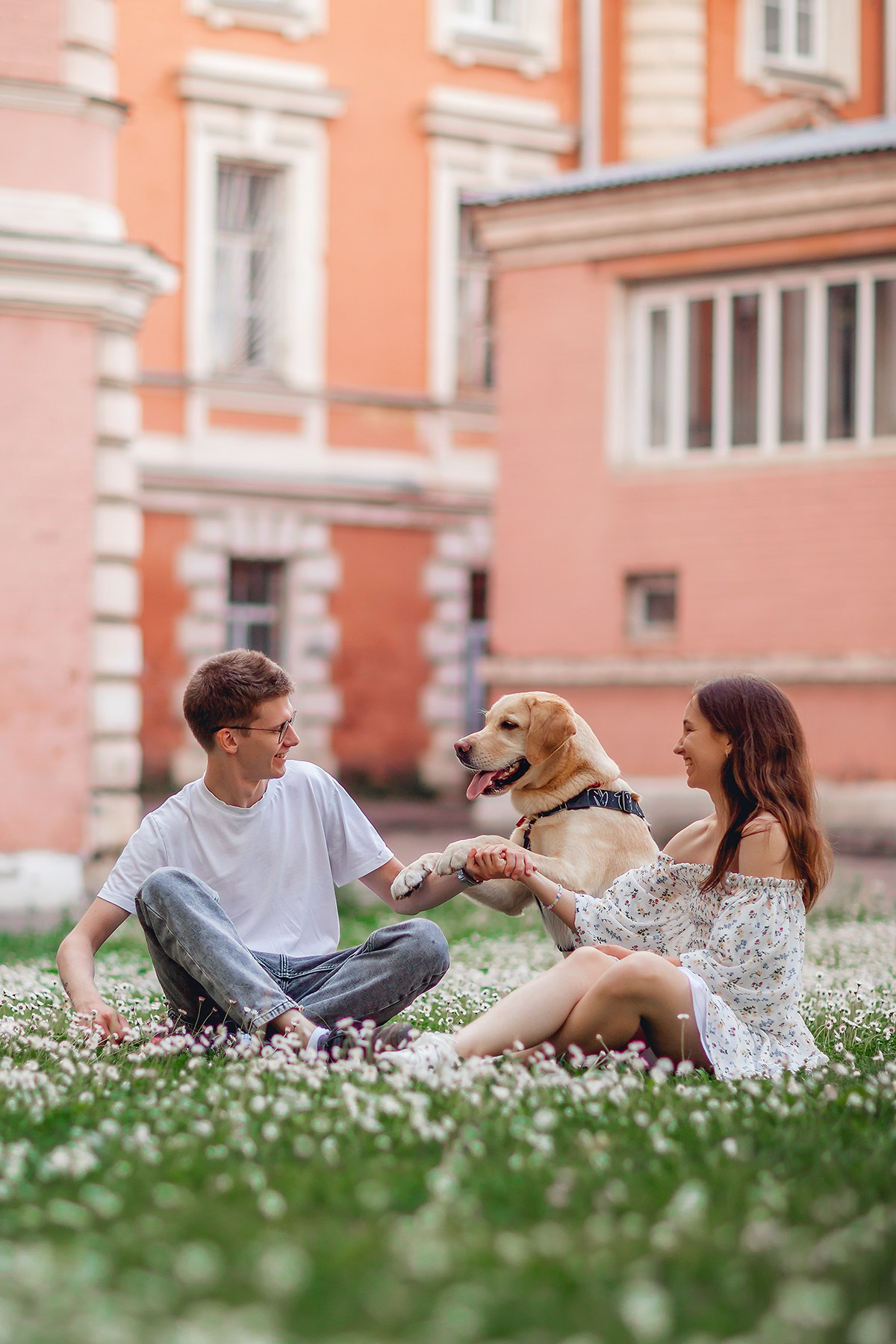 Костик, Валерия и Сергей. Семейный фотограф анималист Мария Крючкова