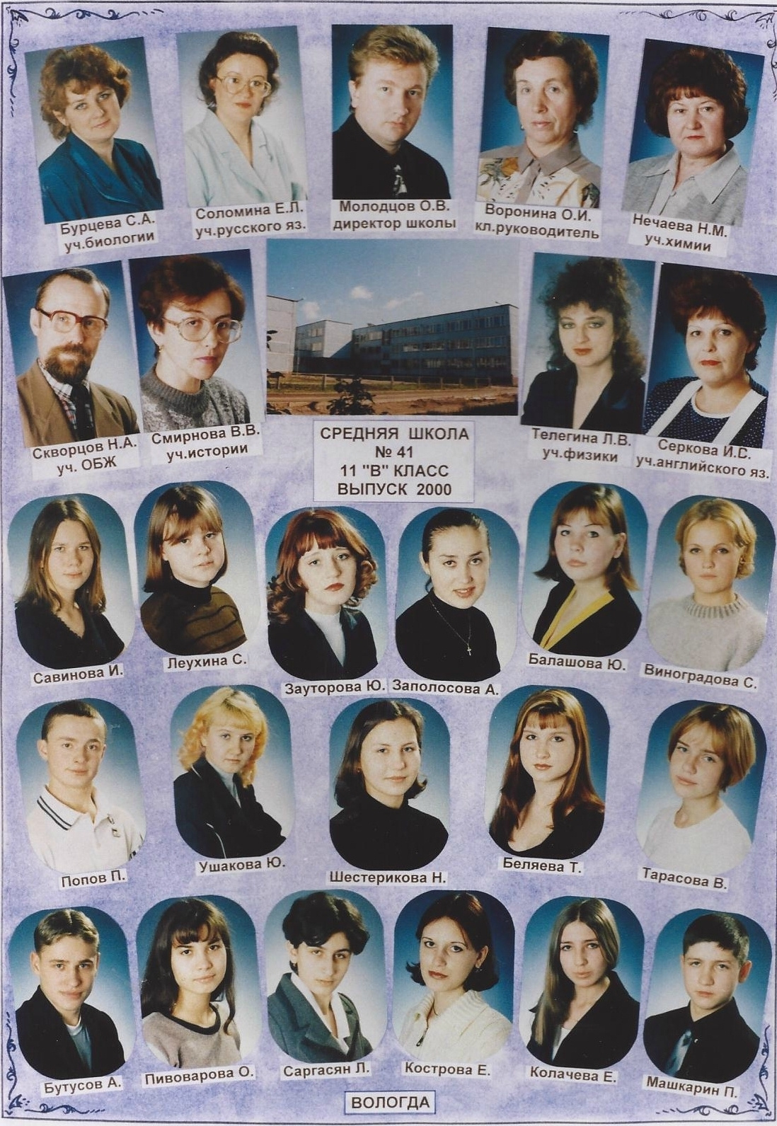 Выпуск 2000 | 11-В