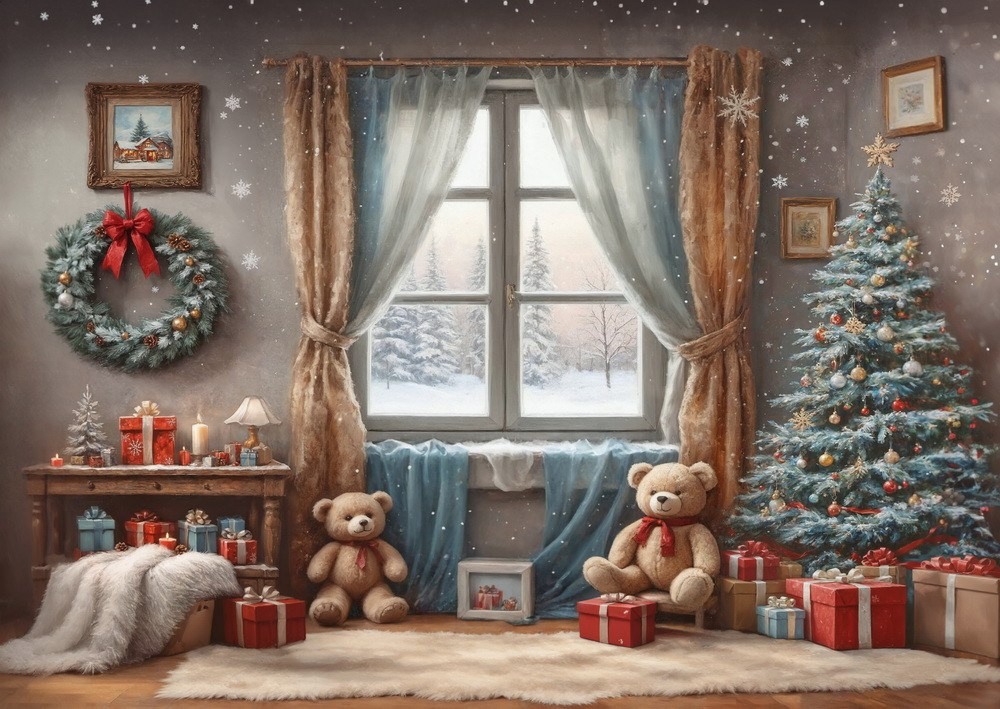 Зимняя Открытка. Семейный и детский фотограф в Красноярске Мила Черкасова