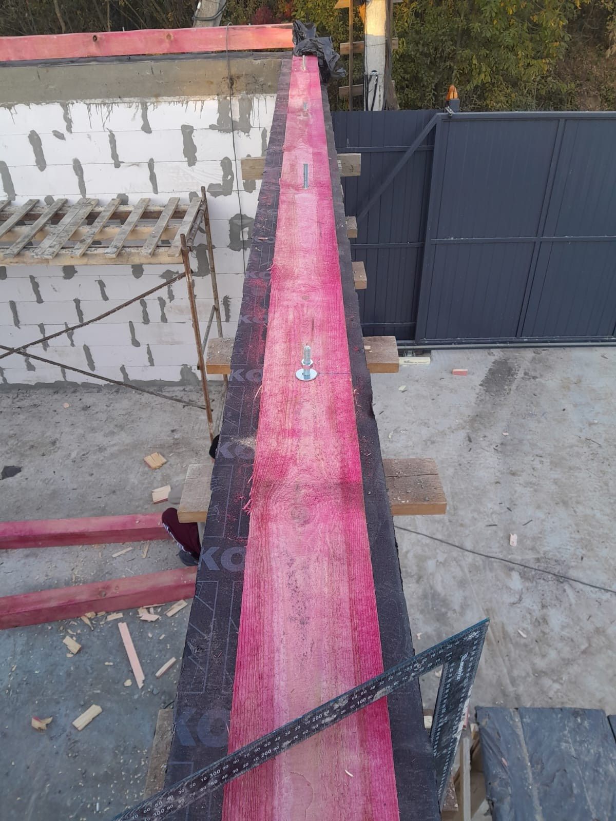 Монтаж стропильной системы