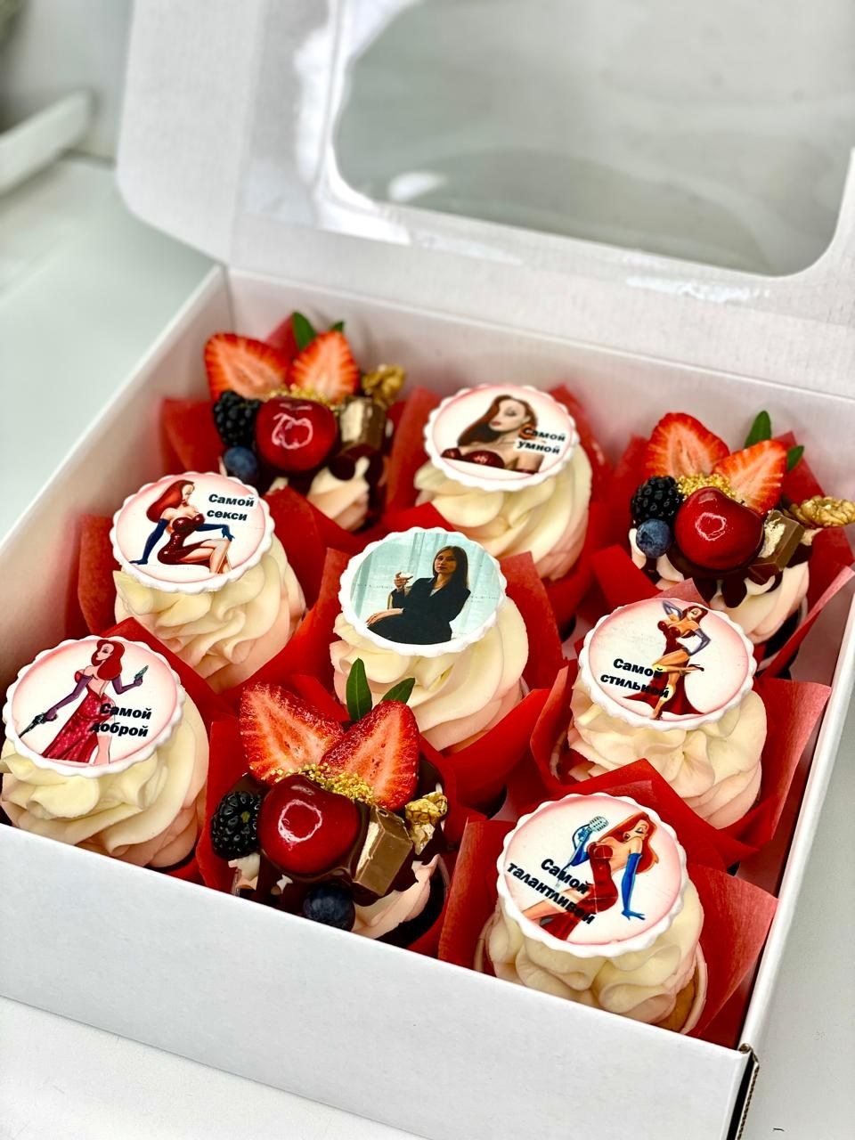 Капкейки стандартные. Katyasugarsugar капкейки, зефир, торты Москва