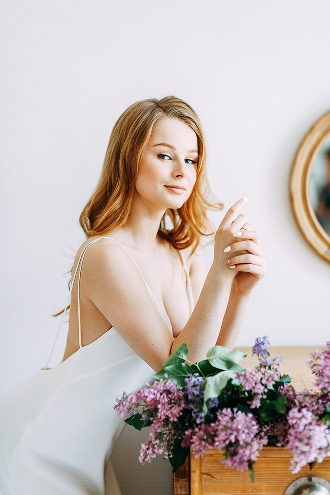 Утро невесты в сирени