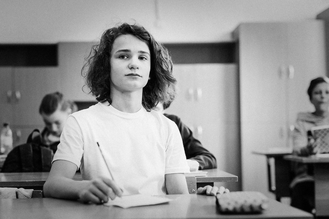 Фоторепортаж со школьного урока 4-го класса. Репортажный фотограф Борис Геер