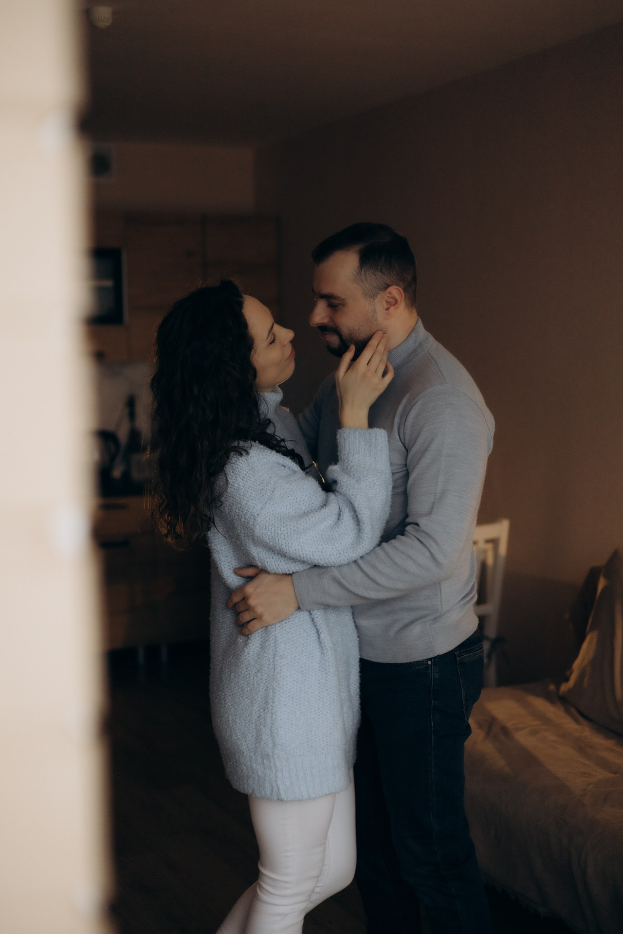 Домашняя фотосессия лавстори. Семейный фотограф в Ижевске Даша Денисова