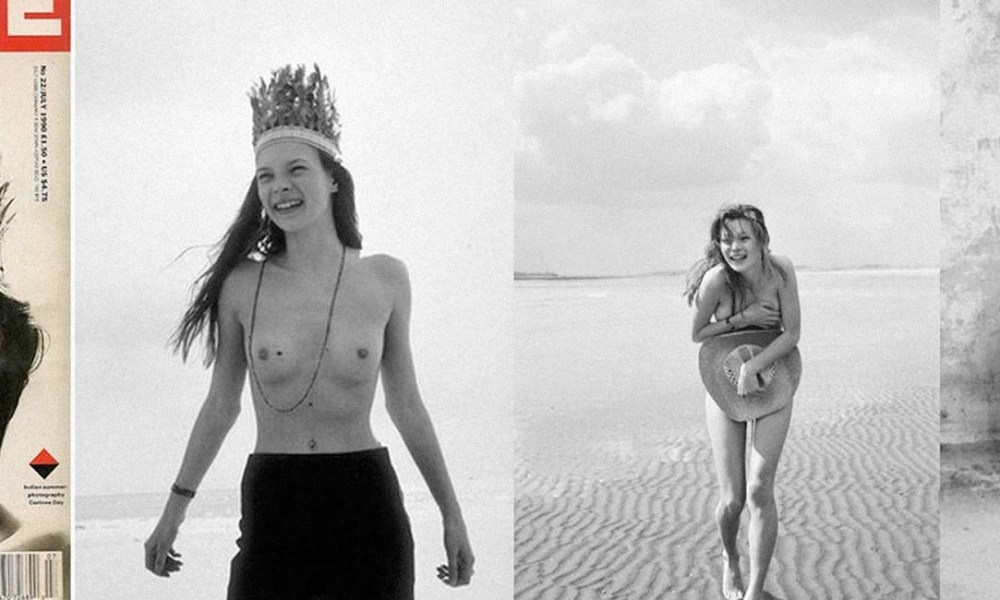 Обнажённая Кэйт Мосс. Юность.