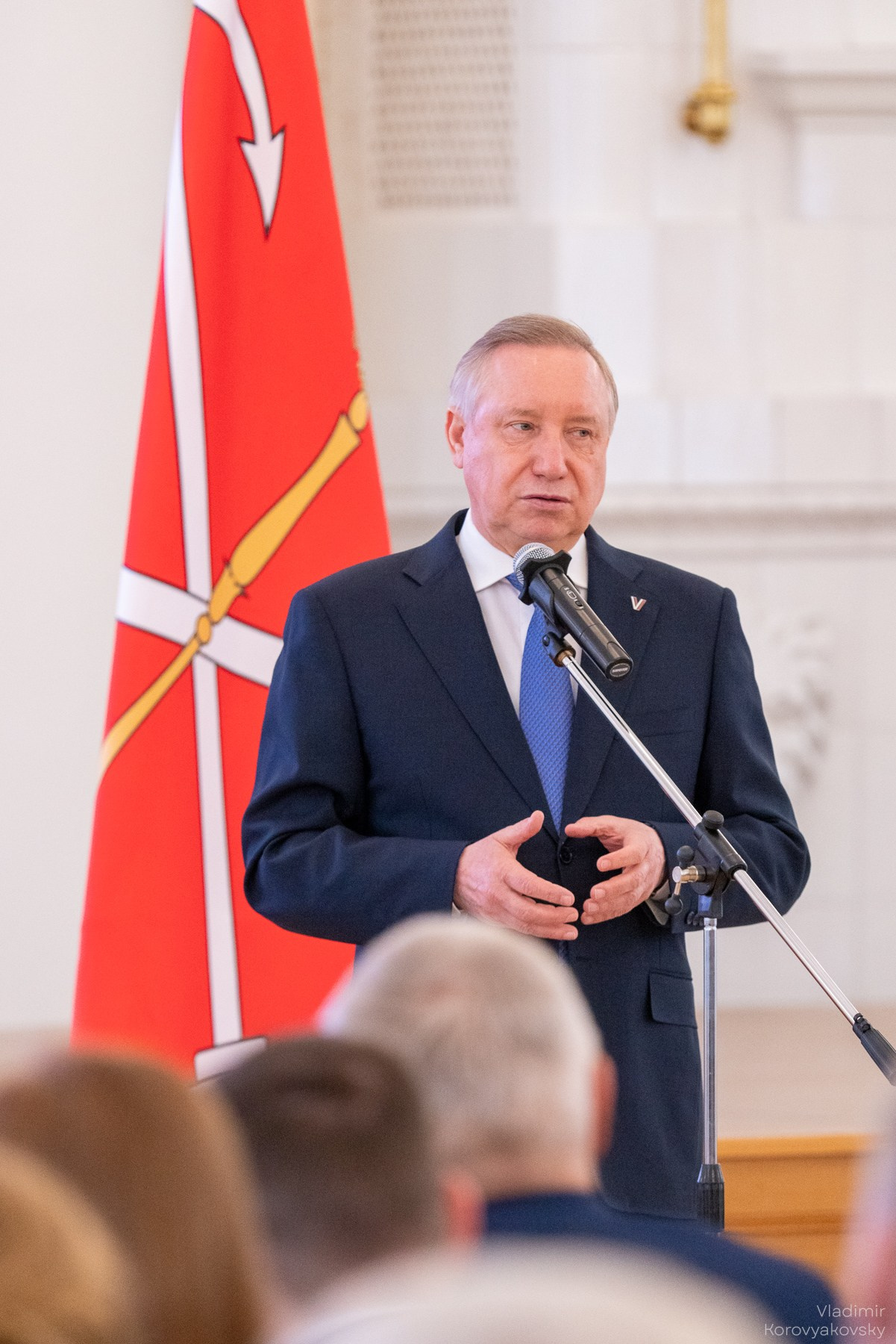 Награждение команды ПГУПС премиями Правительства Санкт-Петербурга. Фотограф Владимир Коровяковский