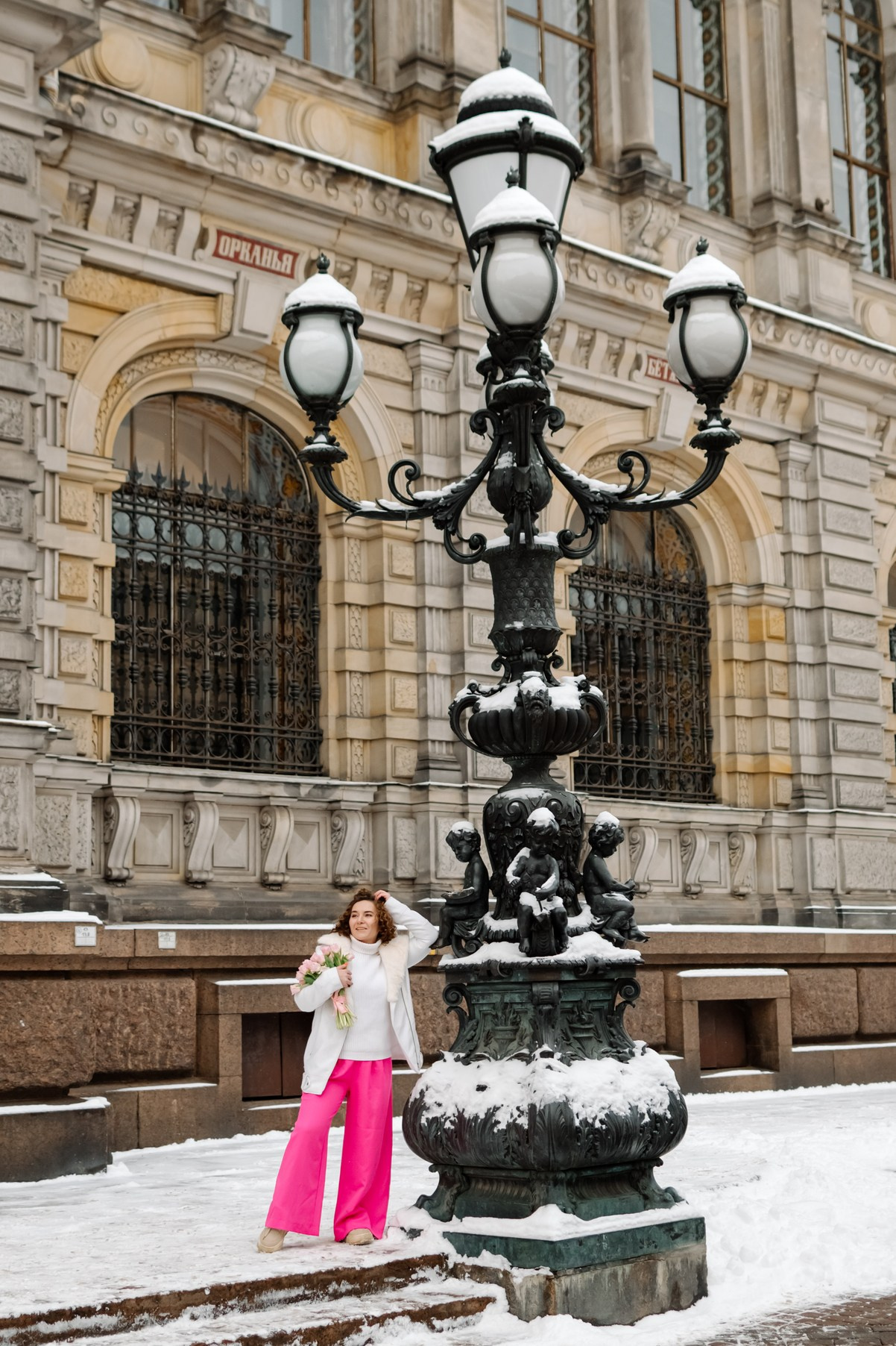 Юля с тюльпанами. Свадебный и сеейный фотограф в Санкт-Петербурге Елена Худякова