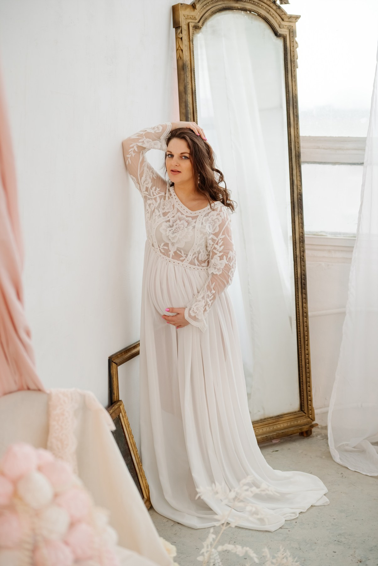 Беременность. Лена в цветах. Свадебный и сеейный фотограф в Санкт-Петербурге Елена Худякова