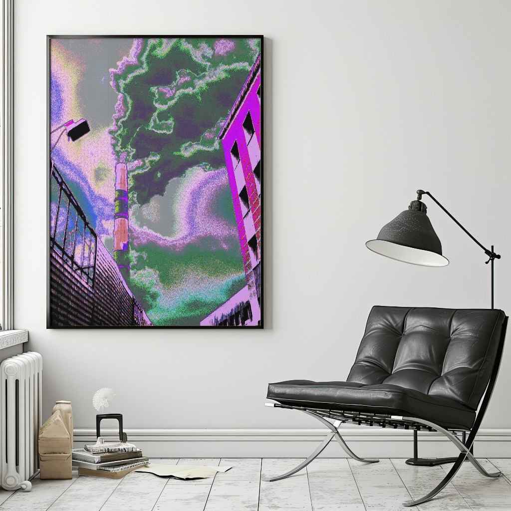 Урбан в интерьере. Glitch Artist Dmitriy Fayvilovich