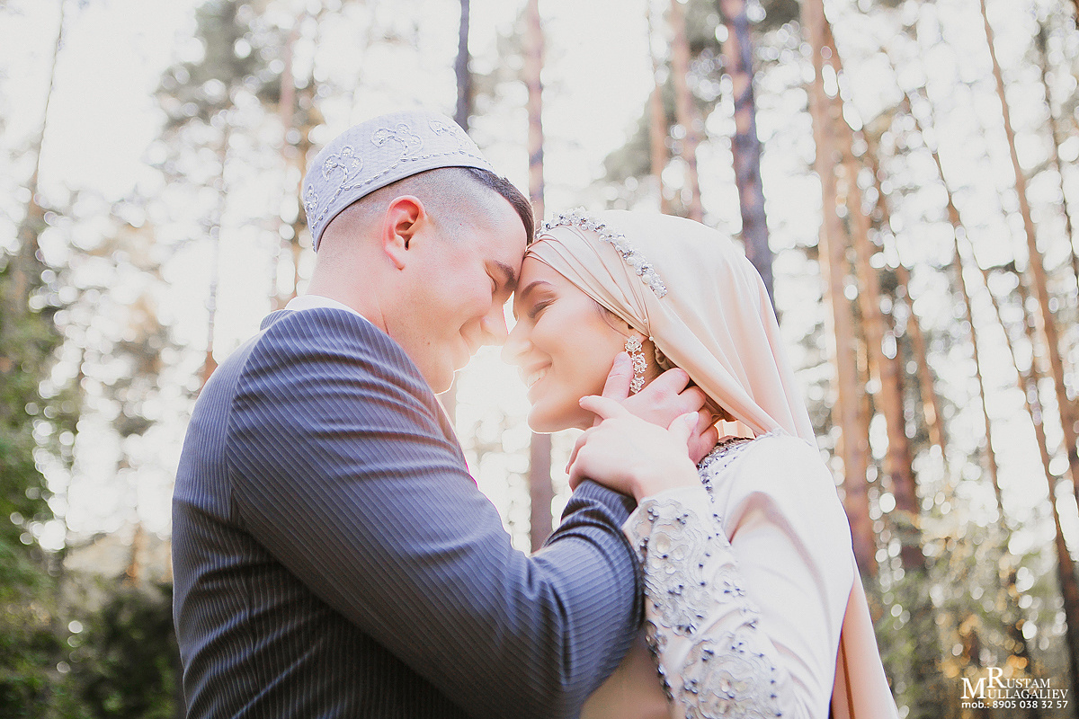 никах в лесу, никах Казань, букет невесты, где провести никах