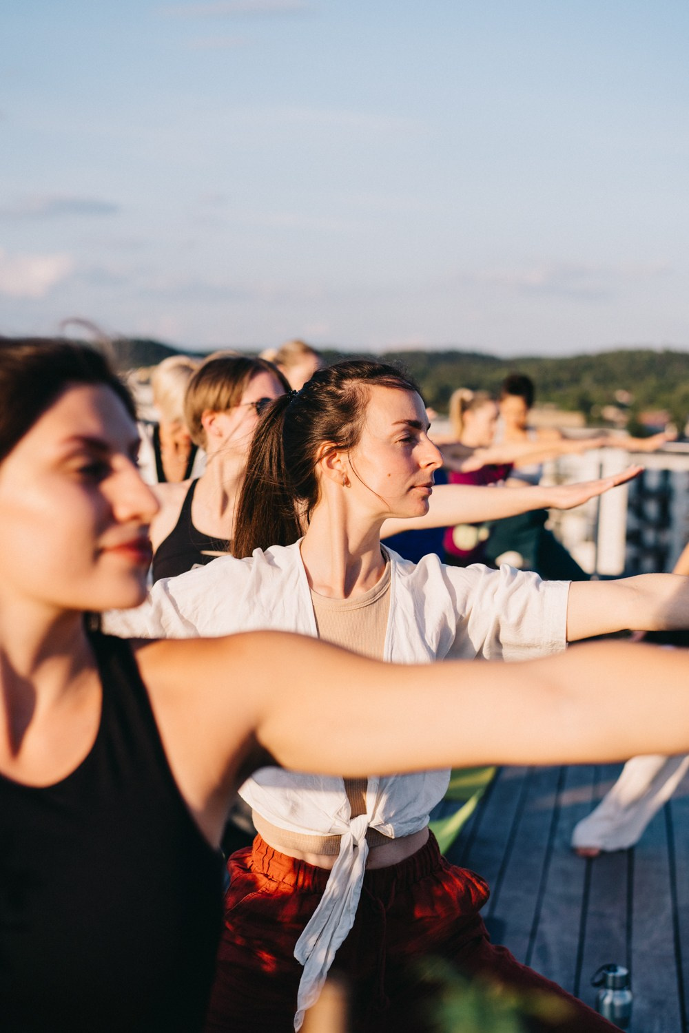 Summer Yoga Rave. Photographer in Vilnius