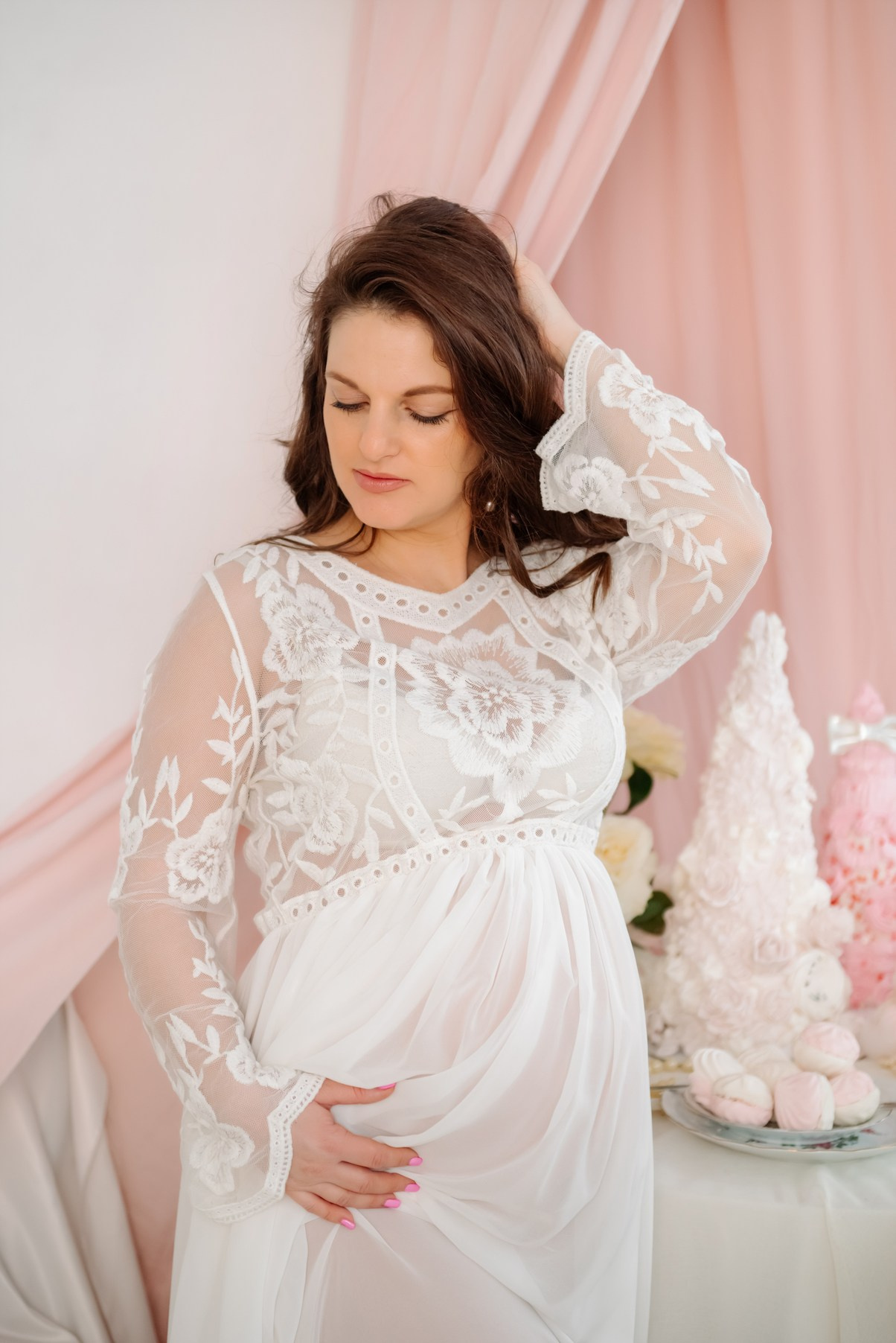 Беременность. Лена в цветах. Свадебный и сеейный фотограф в Санкт-Петербурге Елена Худякова