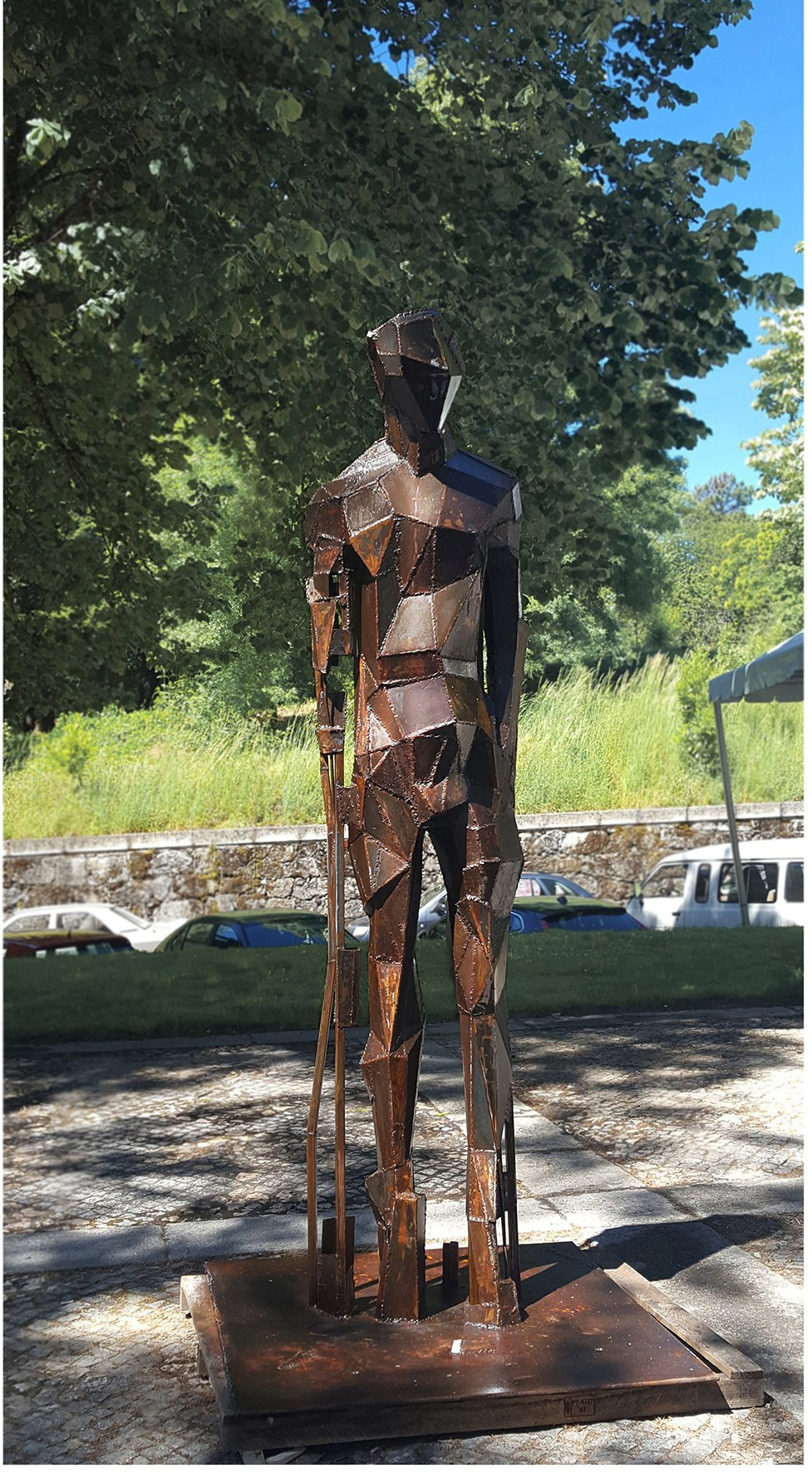 Железный человек/Португалия/Гуарда/2018. Художник — скульптор Антонина Фатхуллина