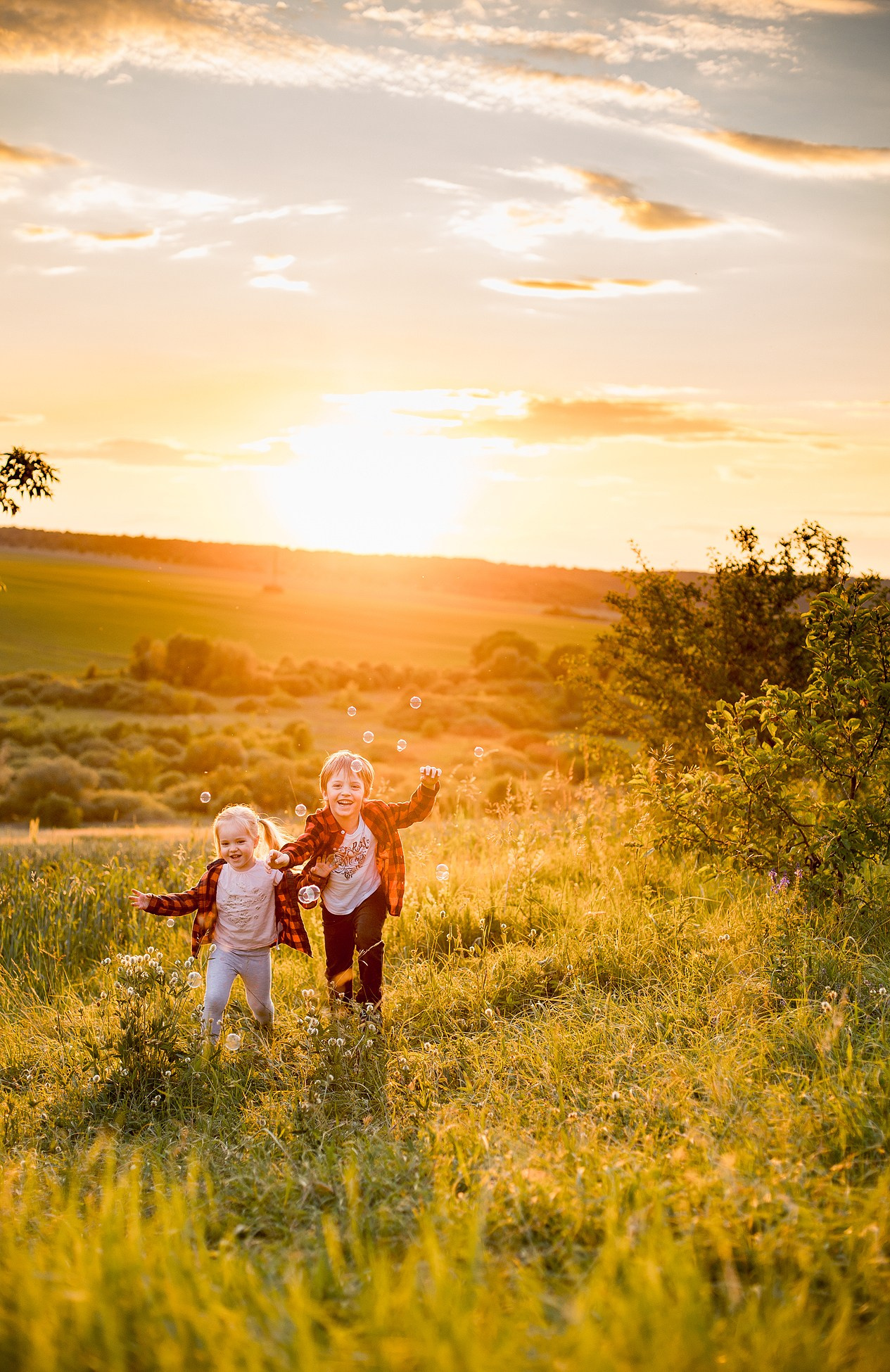 На закате. Семейный фотограф в Пензе Мария Левина