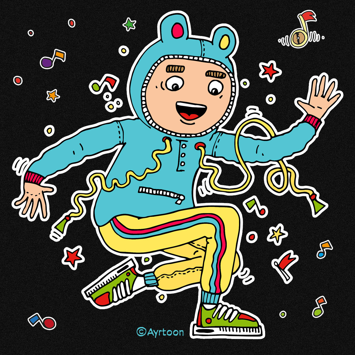 Сlothes. Графический дизайнер и иллюстратор Айрат Давлетшин