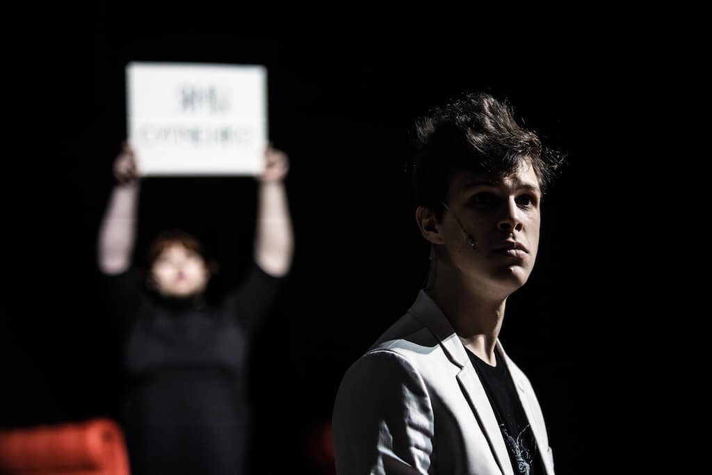 ВСТРЕЧА С ОСТРОВСКИМ И БОГОМОЛОВЫМ, Театр Наций. Москва, улицы, театр и артисты, друзья и мир фото Владимир Кашицин