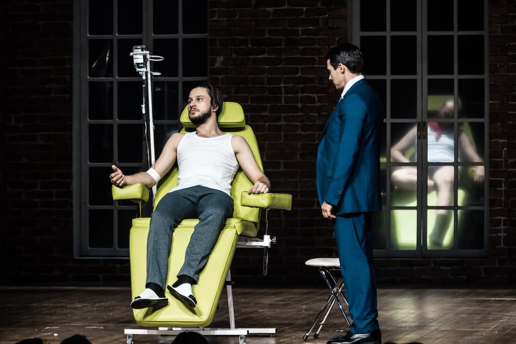 ВСТРЕЧА С ОСТРОВСКИМ И БОГОМОЛОВЫМ, Театр Наций. Москва, улицы, театр и артисты, друзья и мир фото Владимир Кашицин