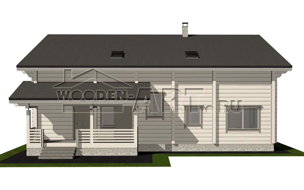 «Красково» 332 кв. м. Проекты деревянных домов