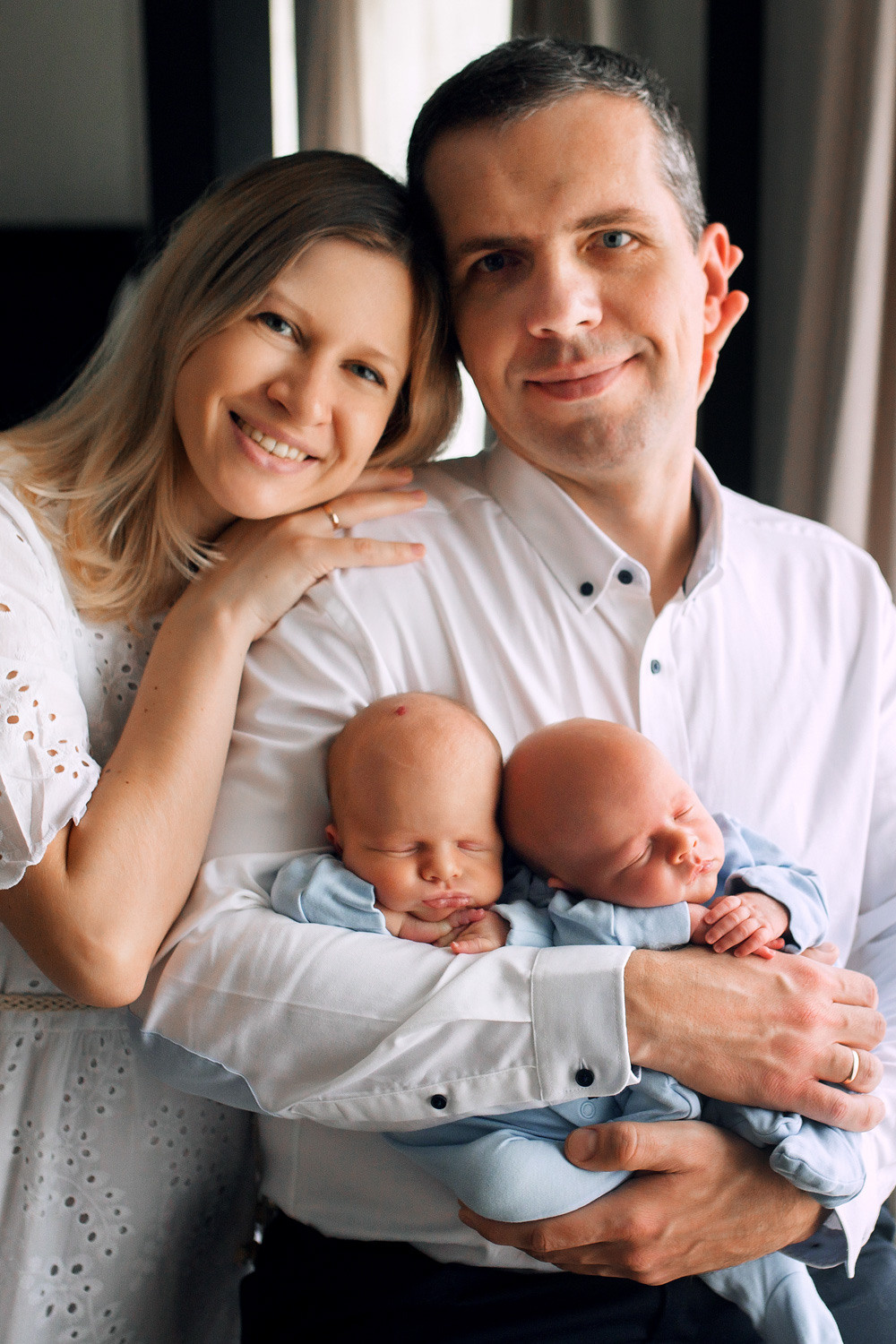 Фотосессия новорожденных Костя и Андрей. Фотограф новорожденных Оксана Полевская