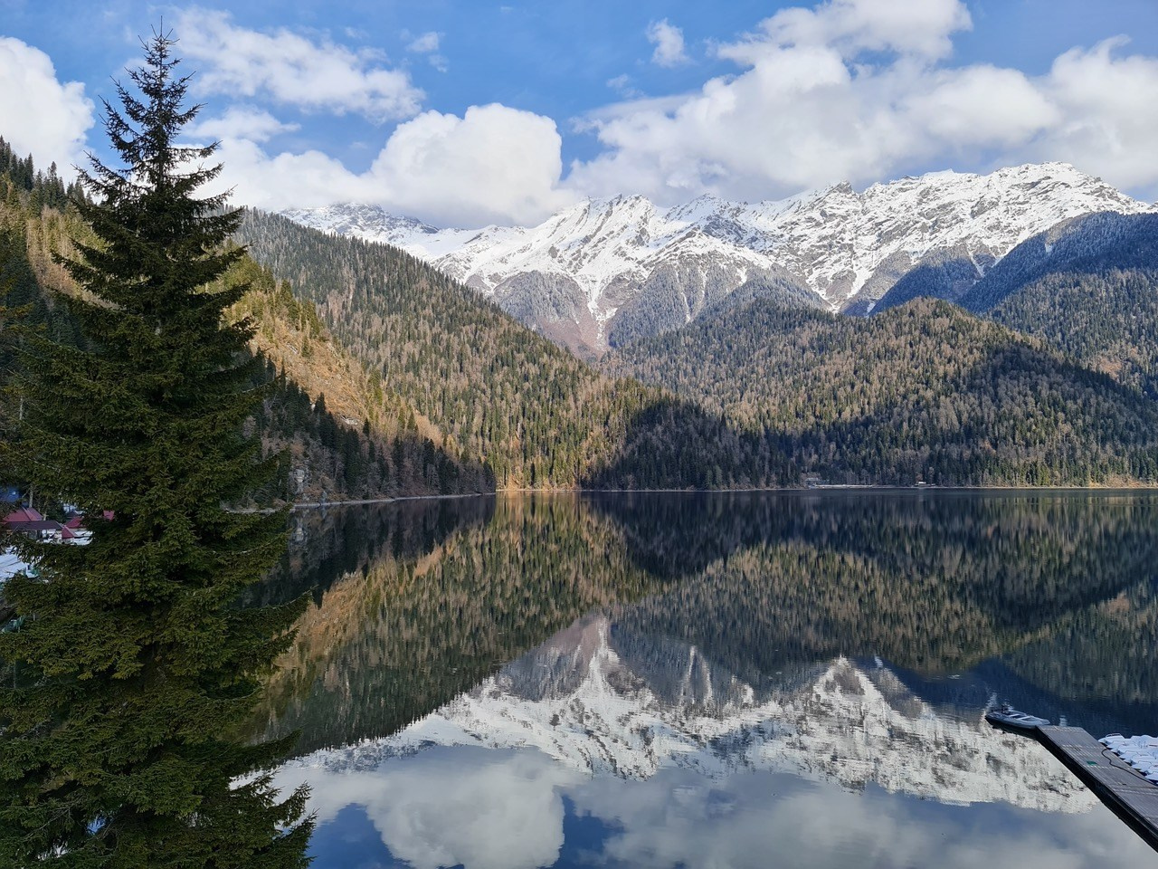 Озеро Рицца в феврале, Пейзаж, Вадим Богатиков, Самара