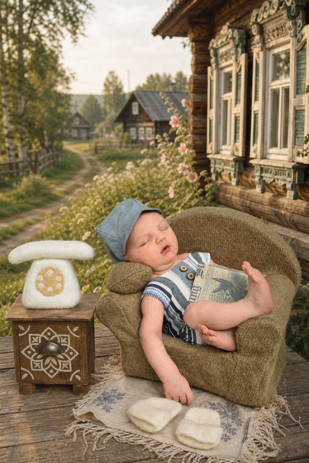 Фотосессия новорождённых