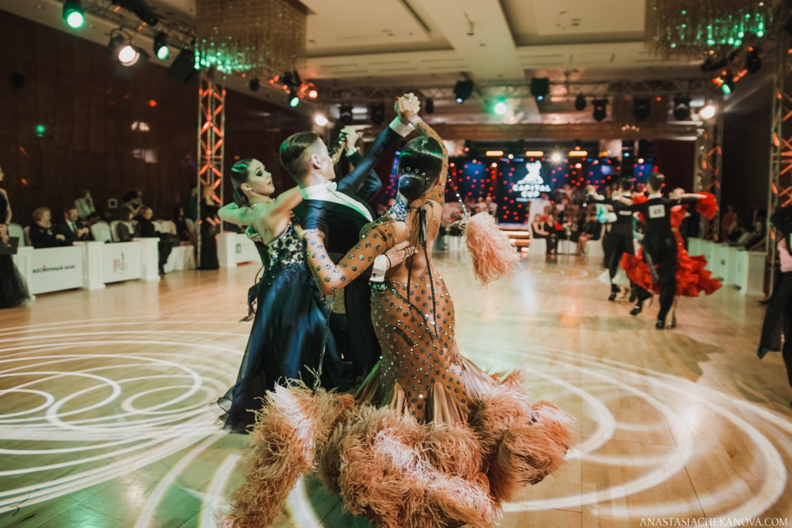 Международный турнир по спортивным бальным танцам Capital Cup. Концертный и бурлеск фотограф Москва