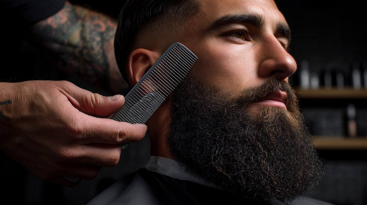 Визуальная концепция для барбершопа. Ekaterina Kiral — Visual Branding & AI Creation