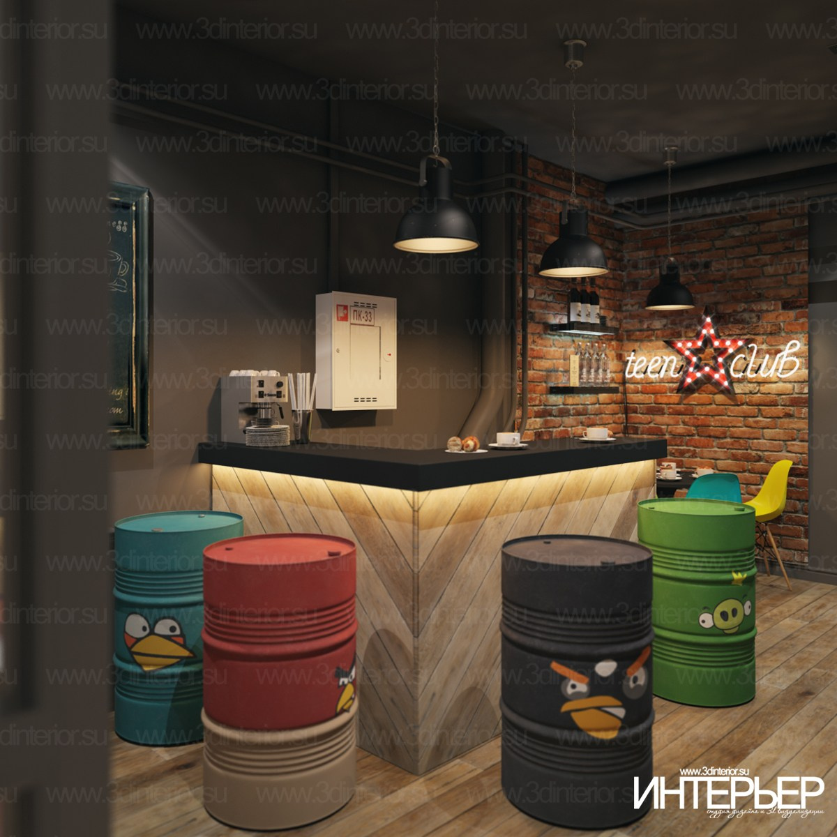 Портфолио. Дизайн интерьера, 3D визуализация и 3D моделирование. Создание проектов и чертежей. КМВ: Кисловодск, Пятигорск, Ессентуки и удаленно