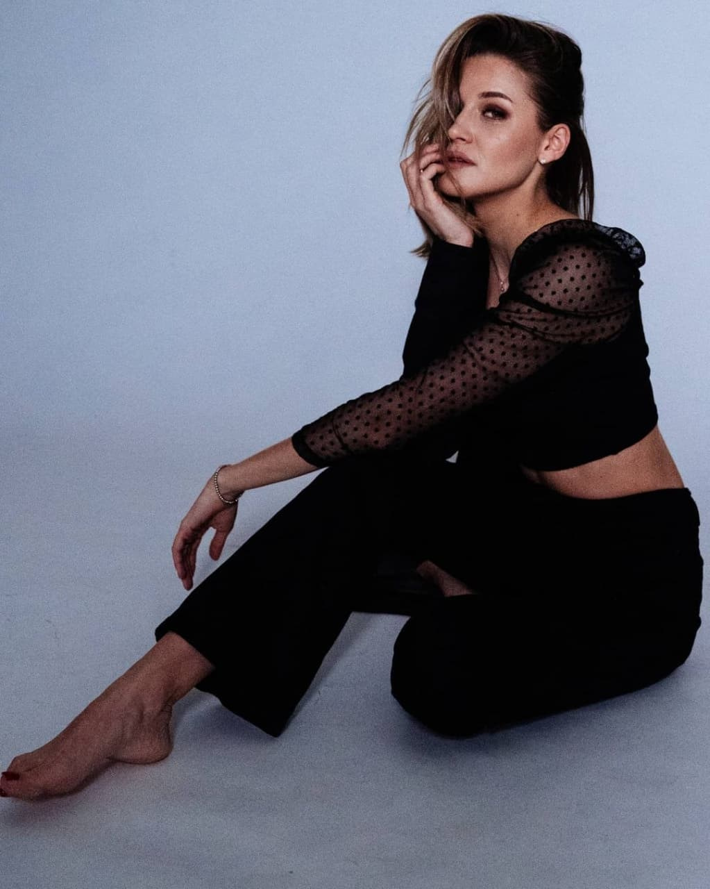 Albina Maklakova in the studio. New York photographer RINAT SHAHMETOV in New York city