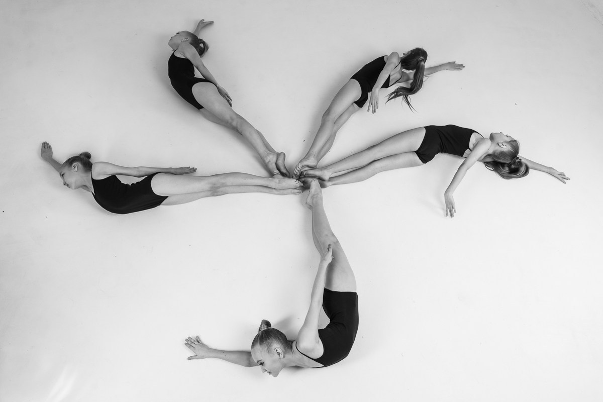 Студийная съемка эстетической гимнастики. Репортажный и семейный фотограф в Санкт-Петербурге Тарас Марченко