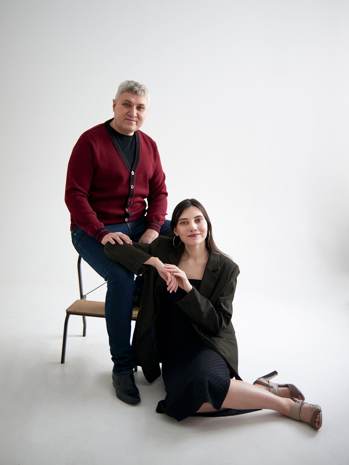 Семейная съемка в студии. Портретный фотограф в Санкт-Петербурге