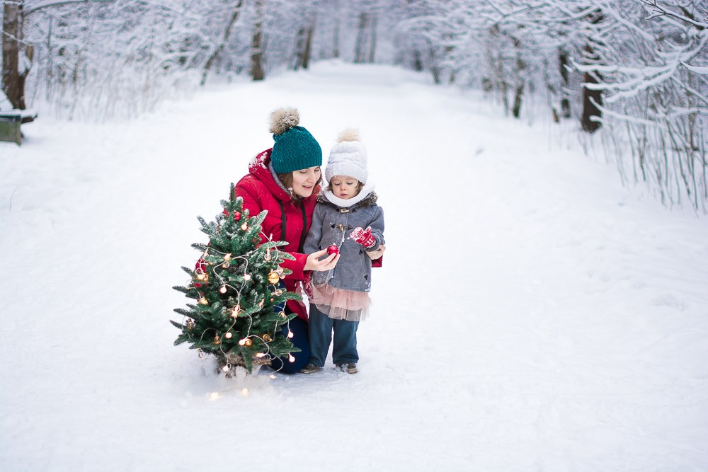 Зима в лесу. Фотосессия беременности — Крылова Натали — Москва