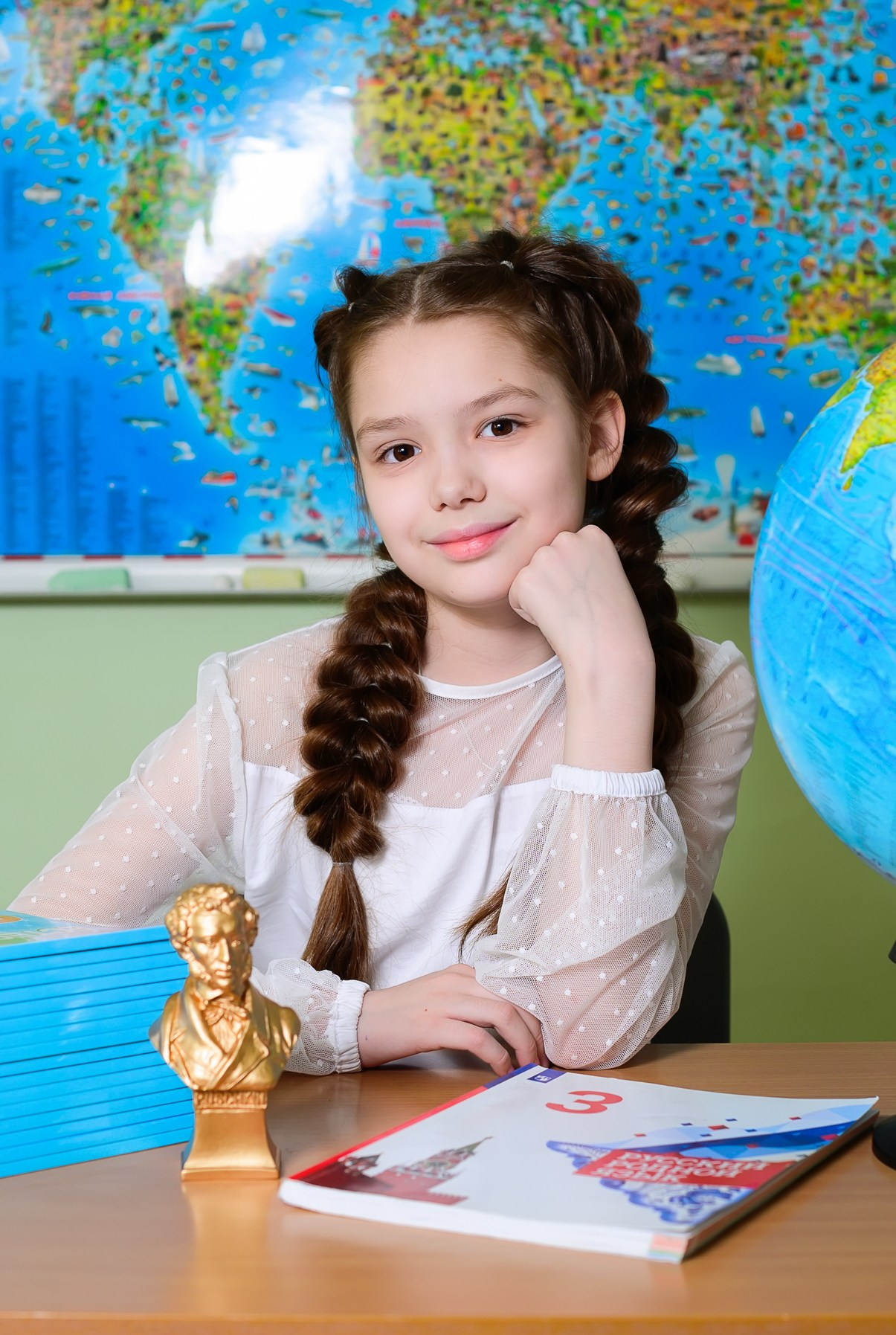 Портрет и общая фотография класса. Выпускной школьный альбом в Москве / Школьный фотограф Юлия Михайленко