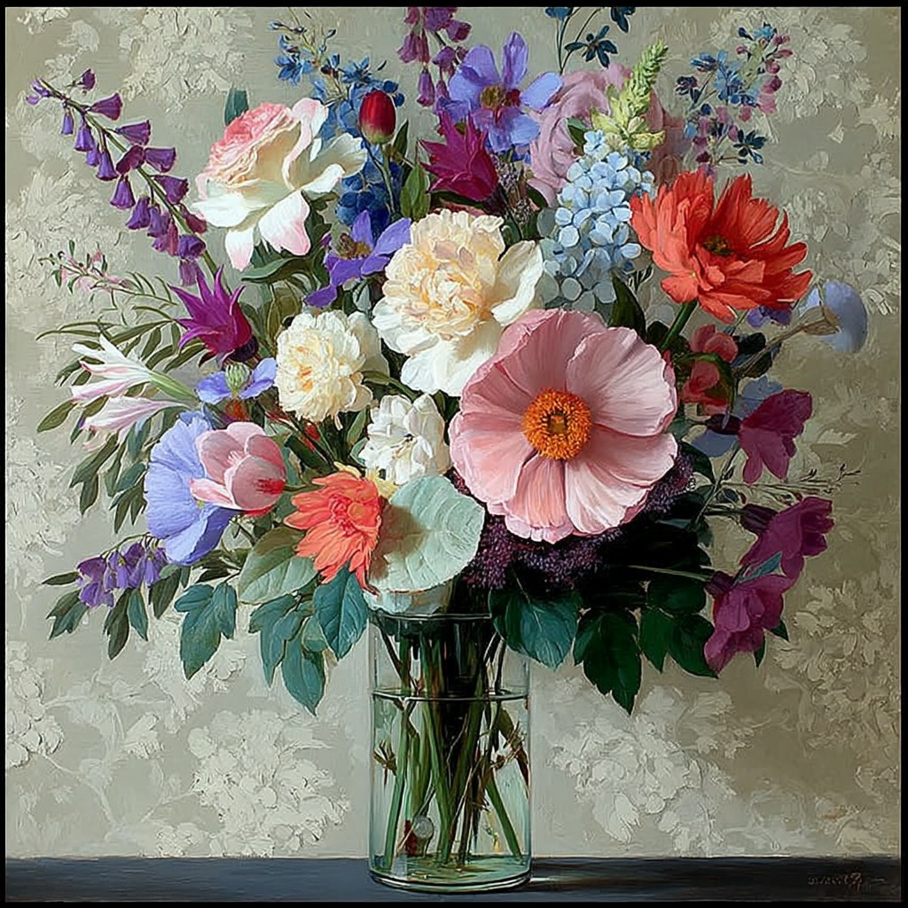 ЦВЕТЫ. Художник Дмитрий Рыжиков