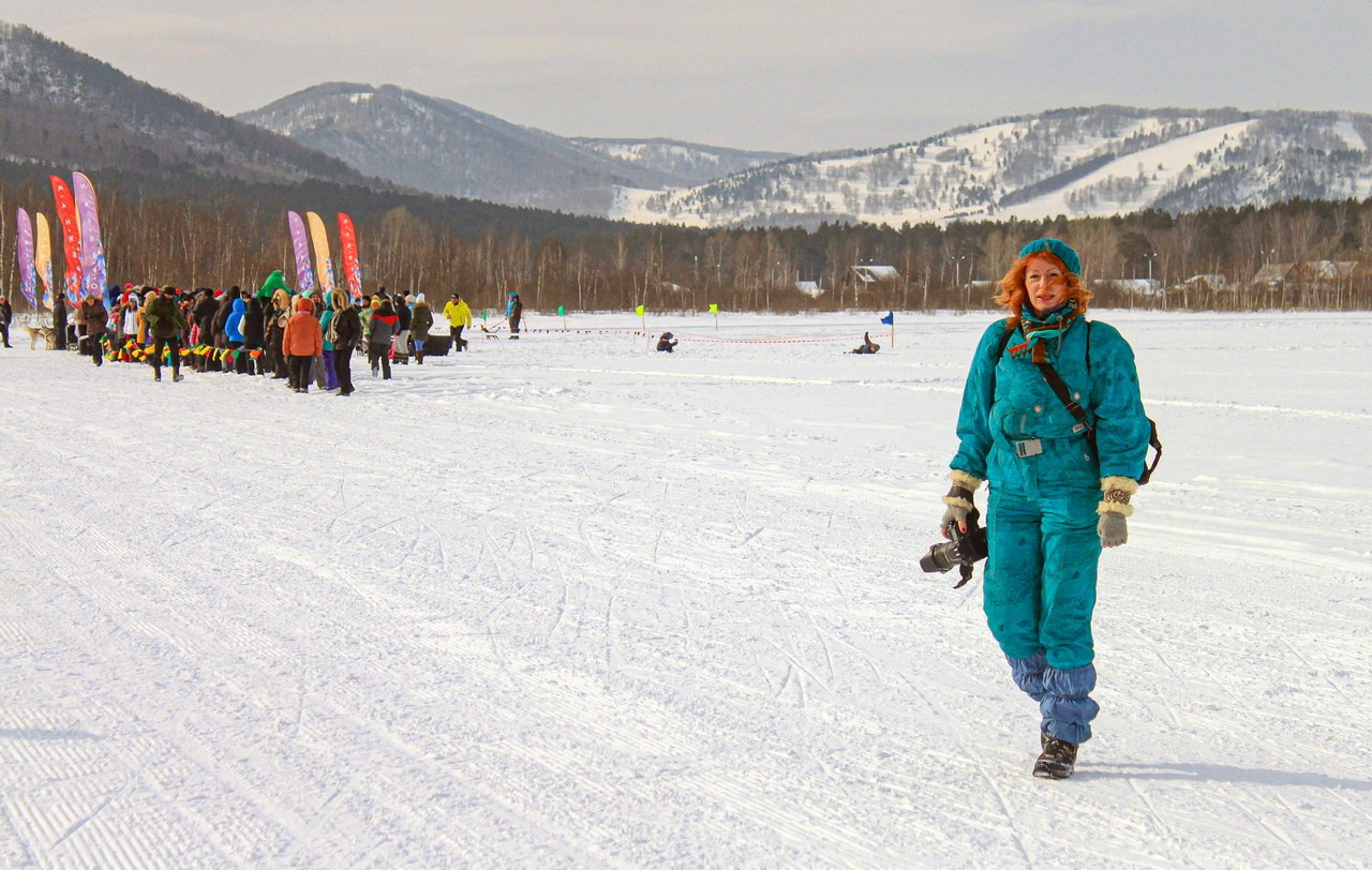 Манжерок. Гонки на собачьей упряжке