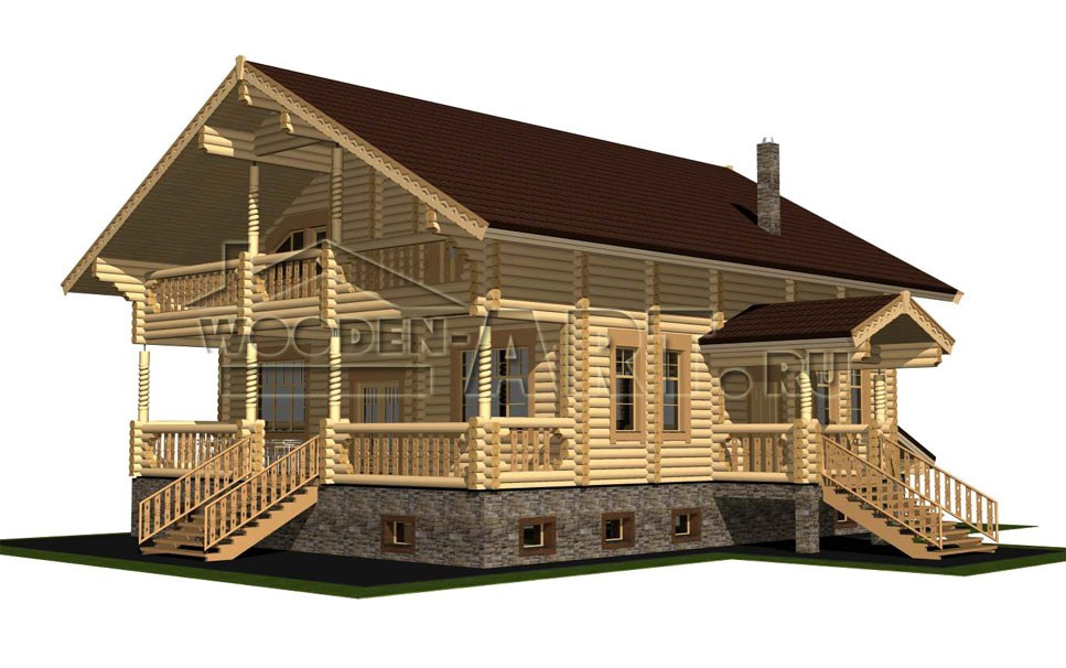 «Ягунино» 355 кв. м. Проекты деревянных домов