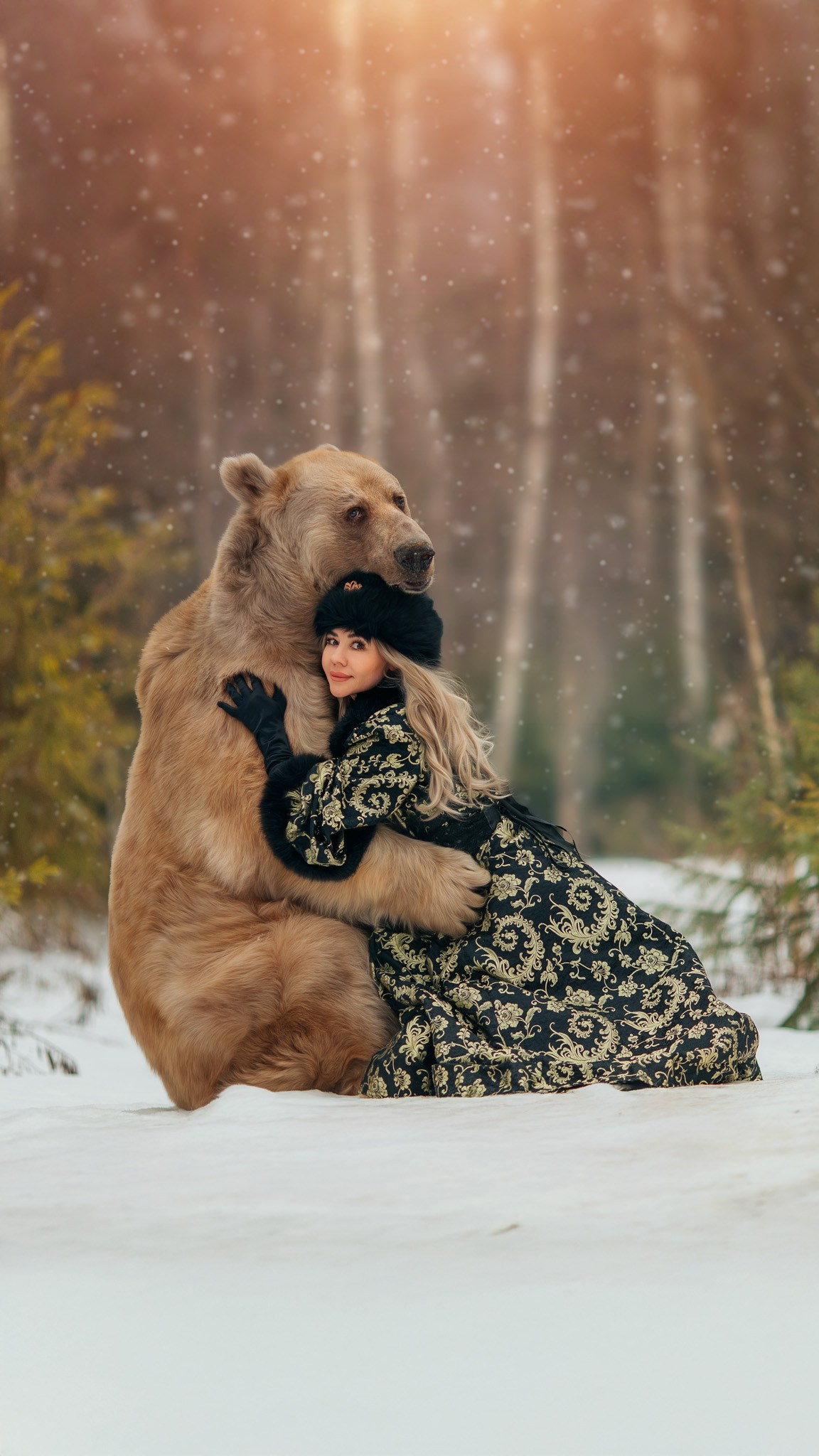 Девушки на природе. Детский и семейный фотограф с животными в Москве Гурьева Надежда