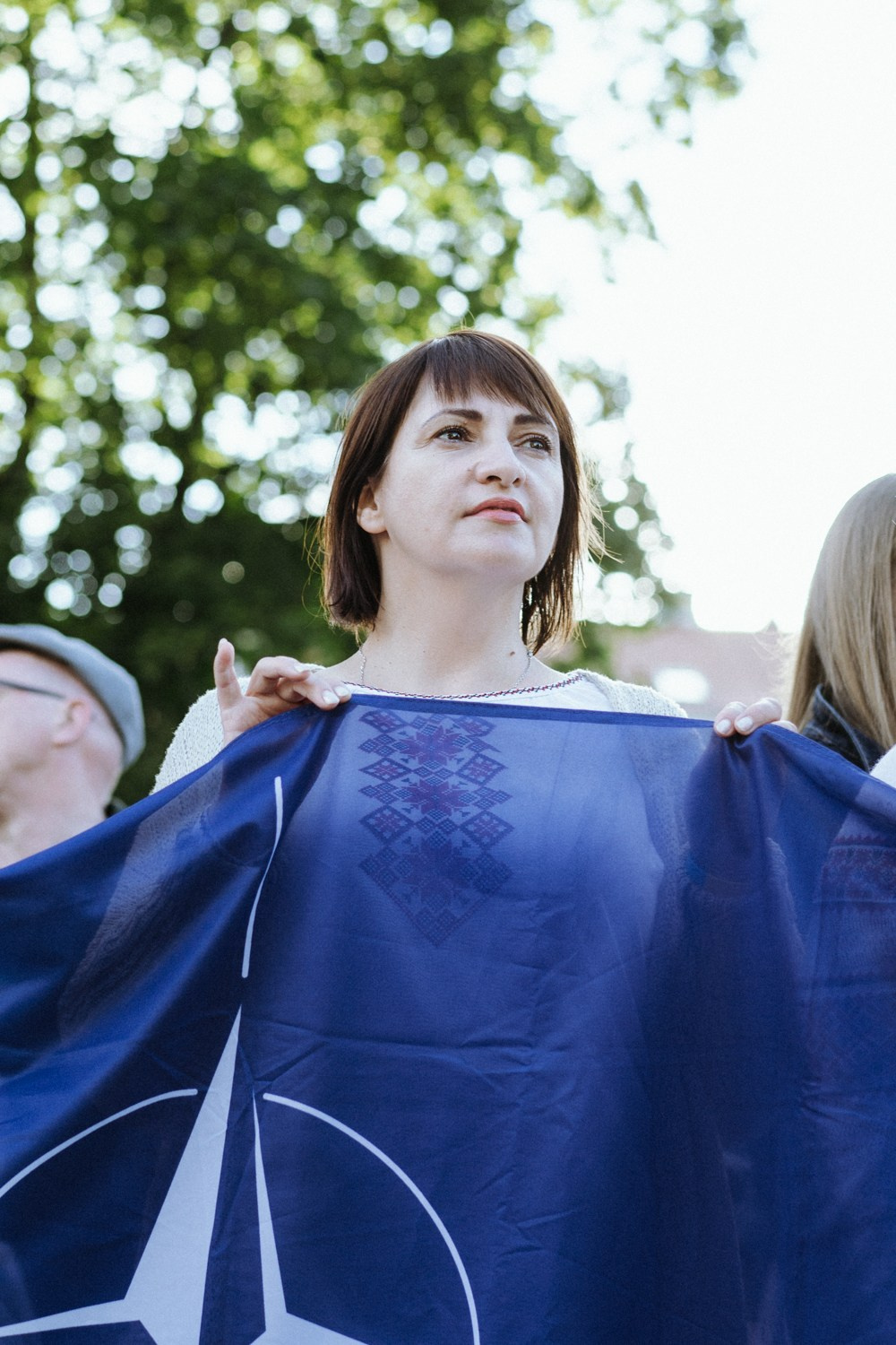 Ukraine — NATO. Photographer in Vilnius