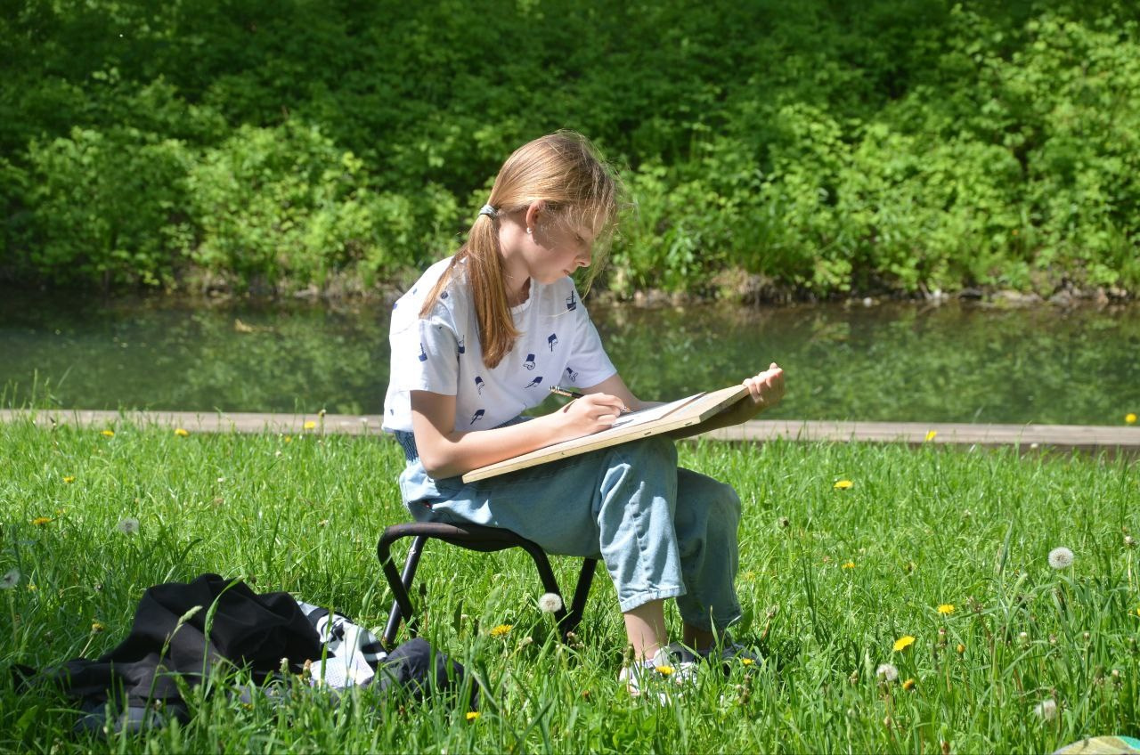 Занятия для художников на улице. Изостудия «Мы рисуем!» ♥ Южное Бутово, Москва