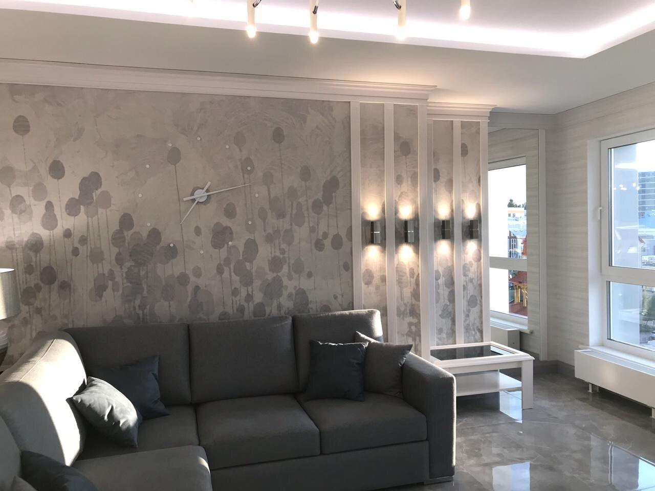 Ремонт в квартире ЖК  «Барселона». Дизайнерский ремонт квартир и домов под ключ в Казани