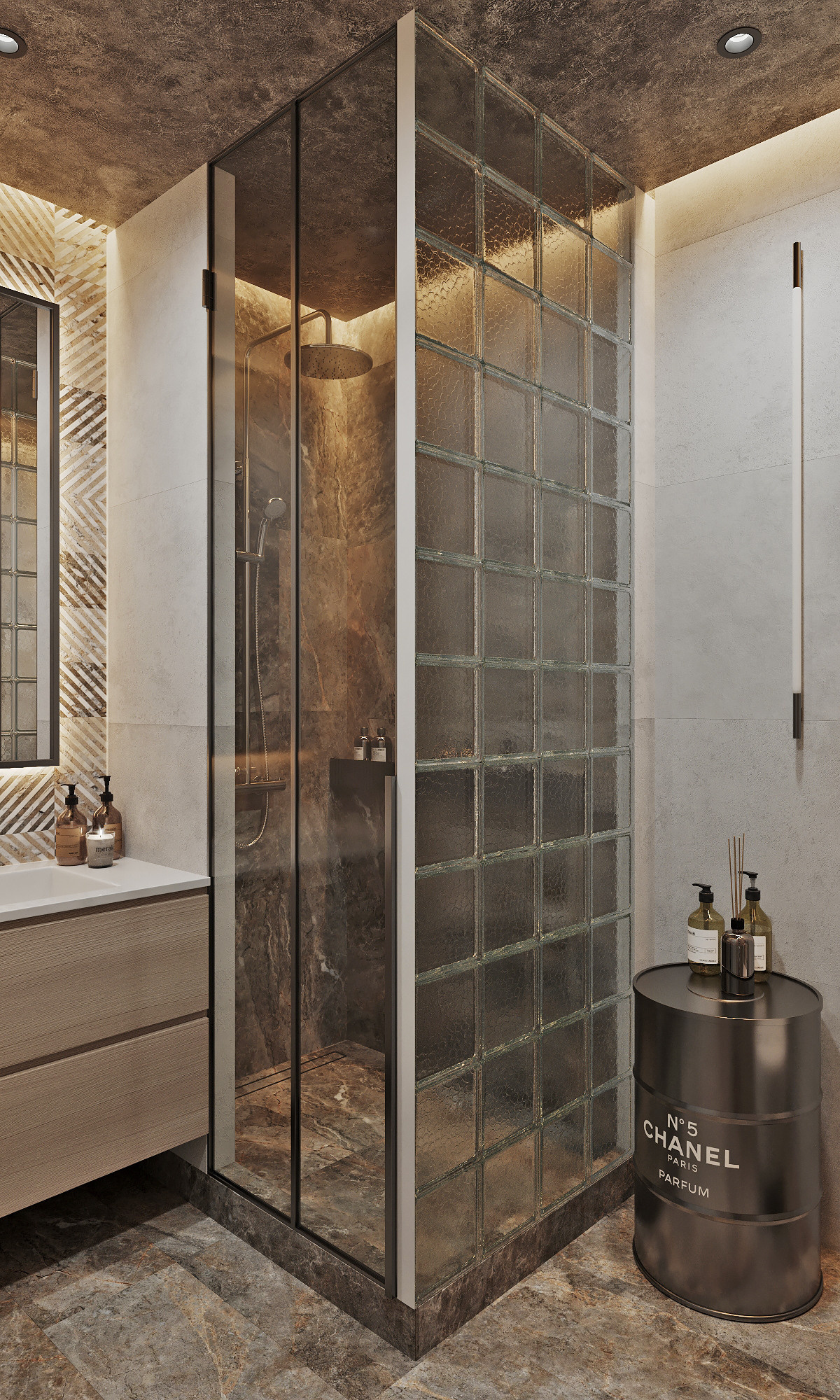 Реализация дизайн-проекта в квартире ЖК «Родина». Дизайнерский ремонт квартир и домов под ключ в Казани