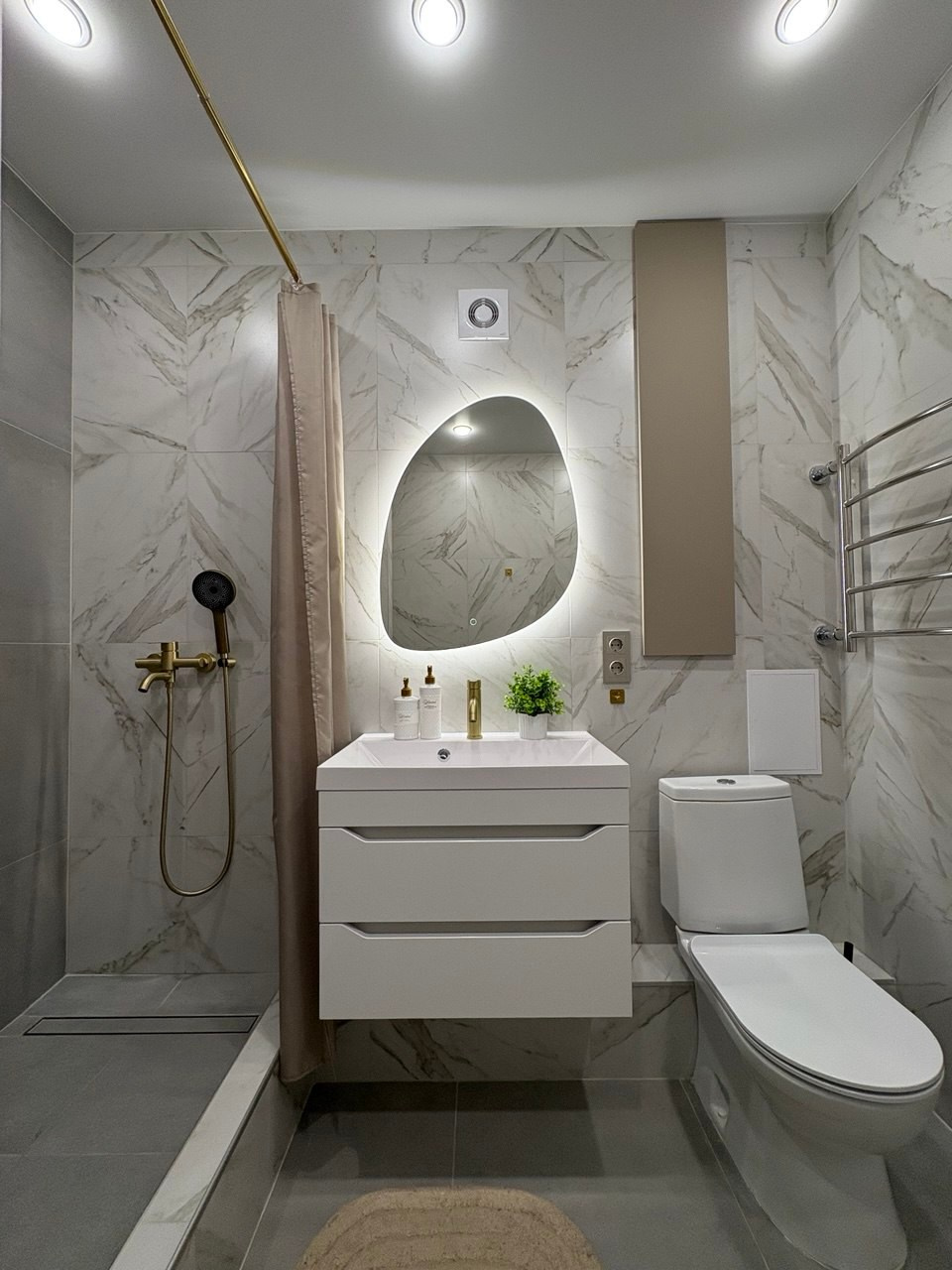 Квартира 45 м². ПРОЕКТИРОВАНИЕ ИНТЕРЬЕРОВ И АРХИТЕКТУРНЫХ РЕШЕНИЙ В СТУДИИ SHELOFAST DESIGN