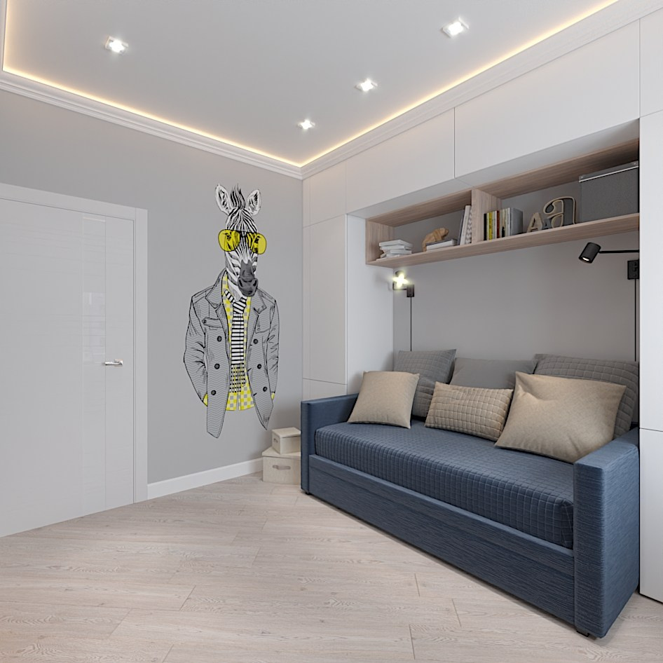 Комната мальчика. Студия дизайна FishkaRom в Краснодаре и по всей России