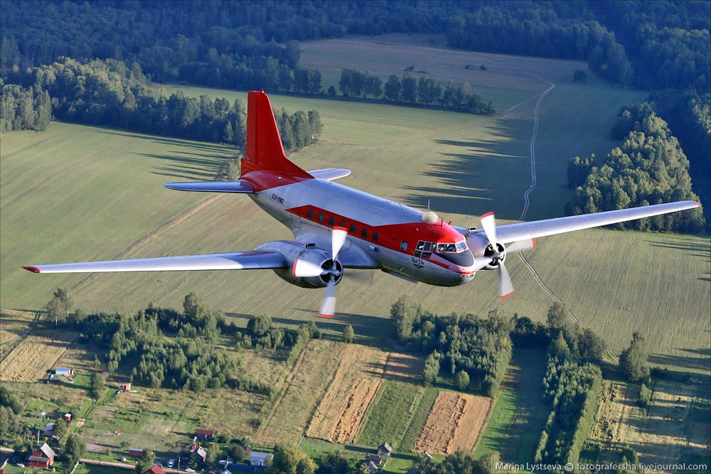 Ил-14, Ильюшин, самолёт, легенда поршневой авиации, самолёт 50-х годов. Авиационная техника для кино, рекламы и фотосессий